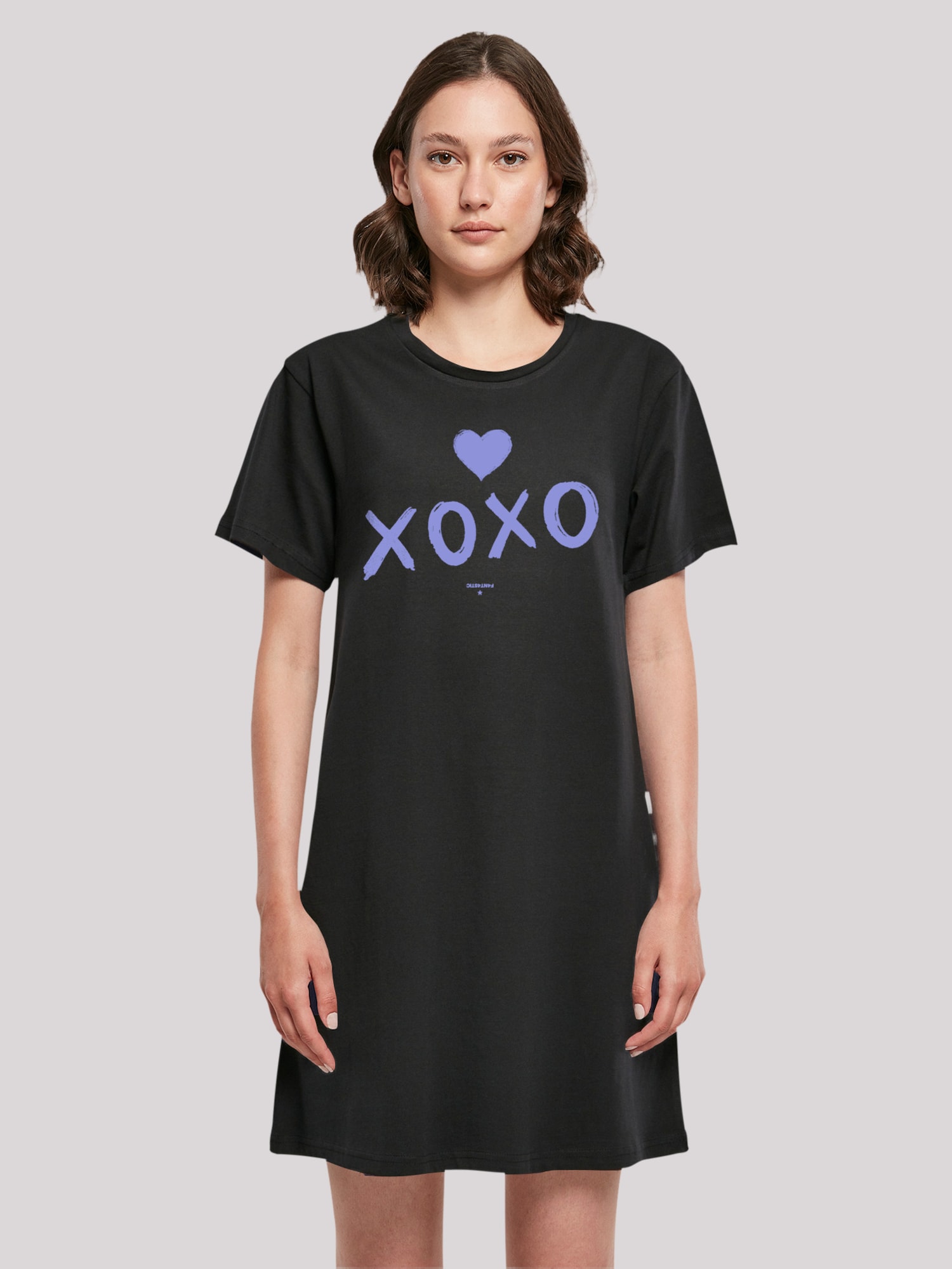 Thumbnail - F4NT4STIC Damen T-Shirt Kleid Valentinstag xoxo