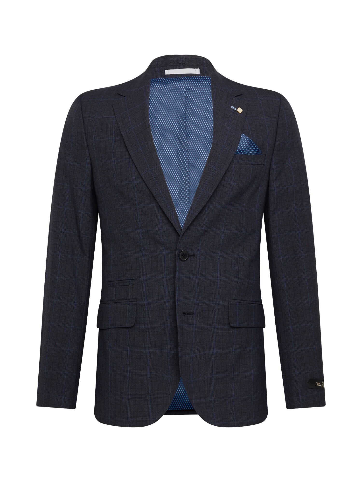 BURTON MENSWEAR LONDON Švarkas 'TS2 NAVY TONAL CHK'  tamsiai mėlyna / sodri mėlyna („karališka“)