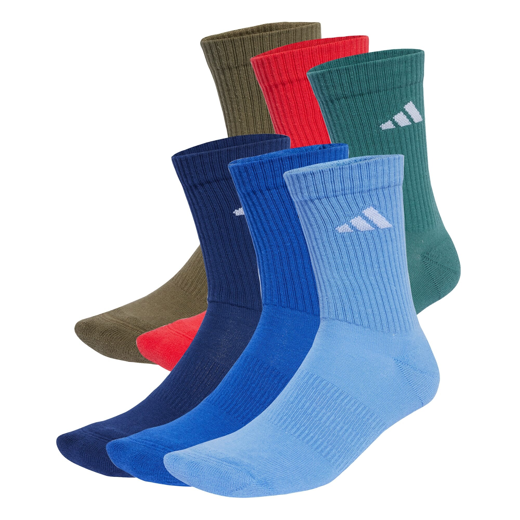 ADIDAS PERFORMANCE Sportzoknik  kék / tengerészkék / világoskék / olíva / smaragd / piros akciós termékkép 1