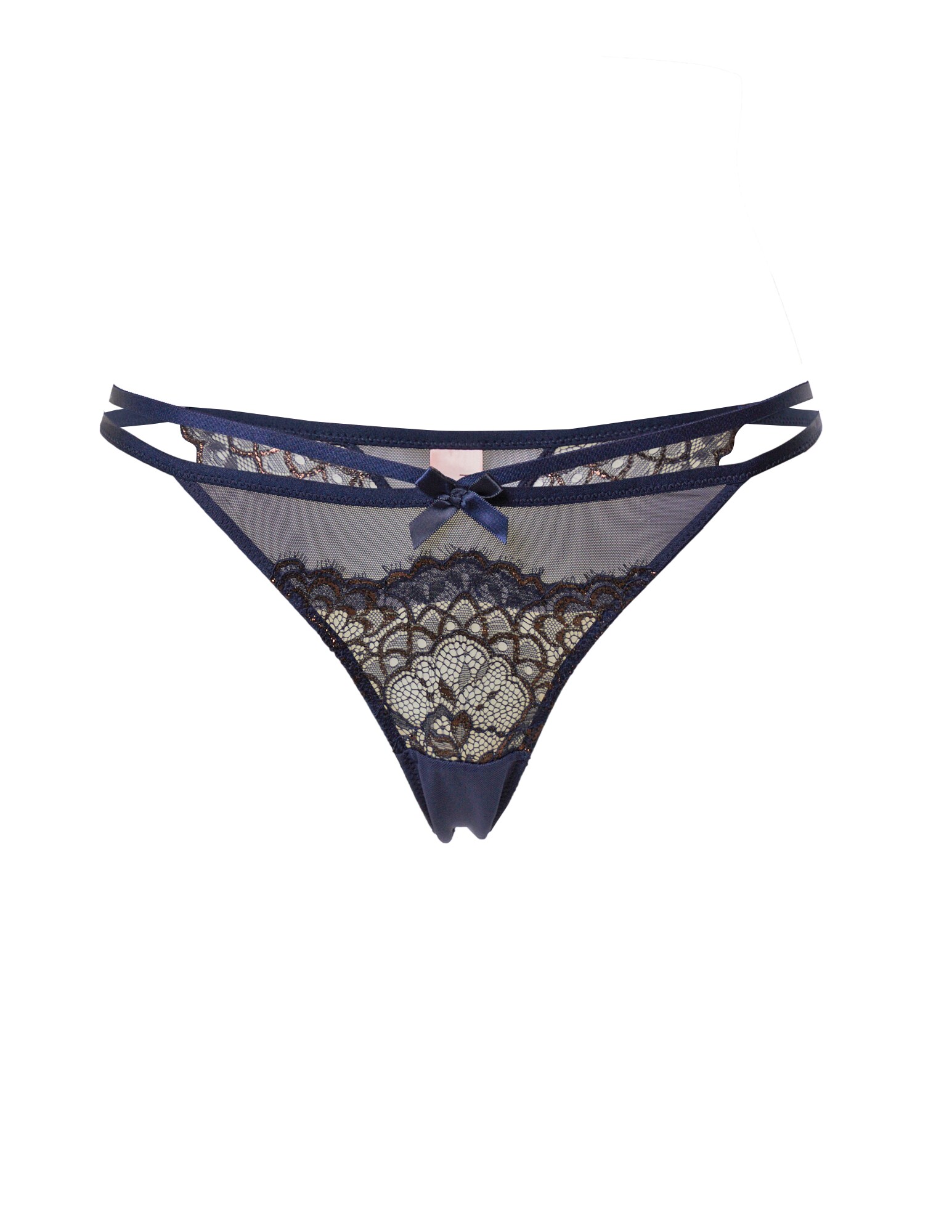 Hunkemöller Siaurikės 'Rya'  tamsiai mėlyna