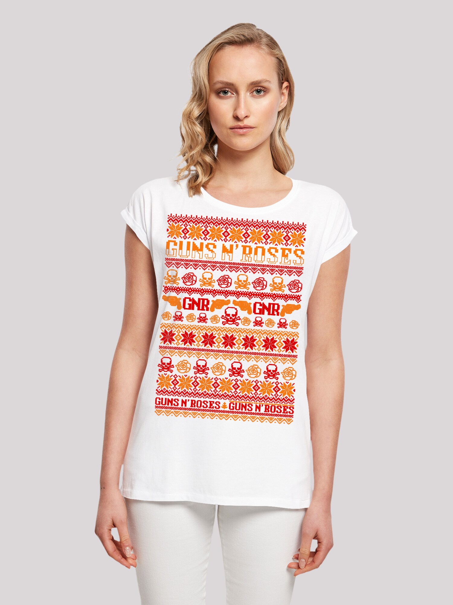 Thumbnail - T-Shirt 'Guns And Roses Christmas'