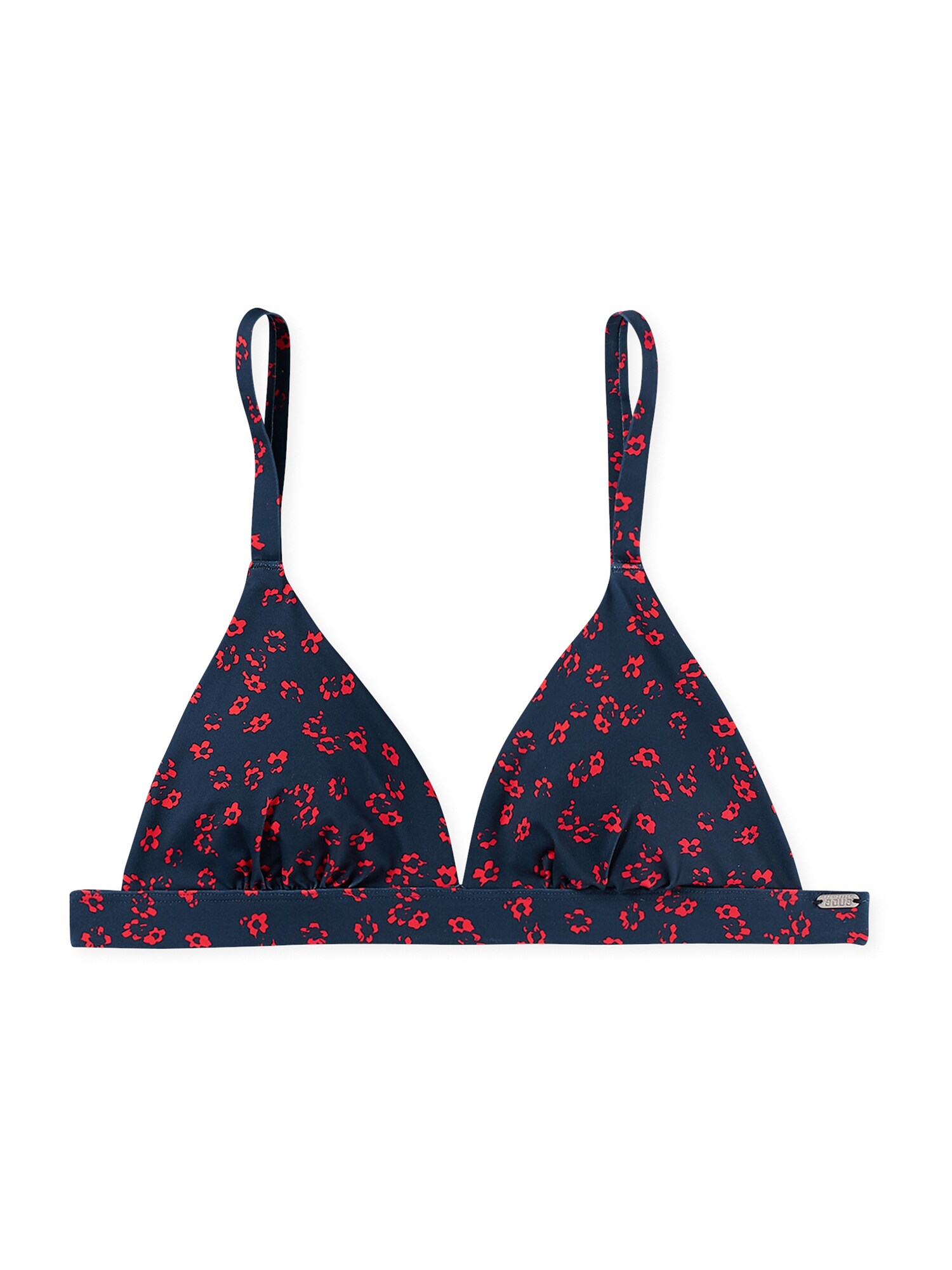 Schiesser Bikinitop ' Match Swim ' Donkerblauw / Rood