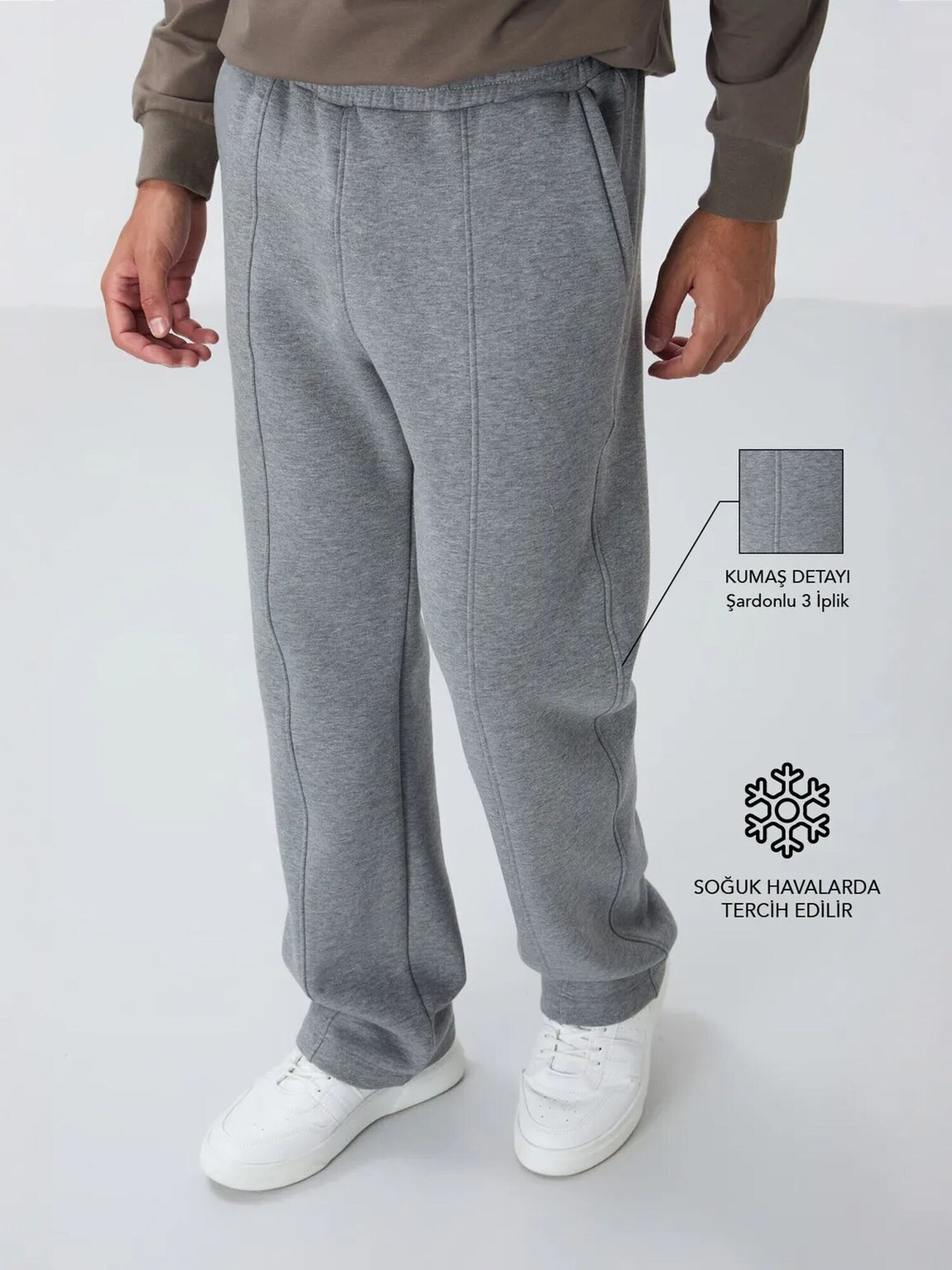 Tommy Life Sportske hlače 'Jogginghose' siva