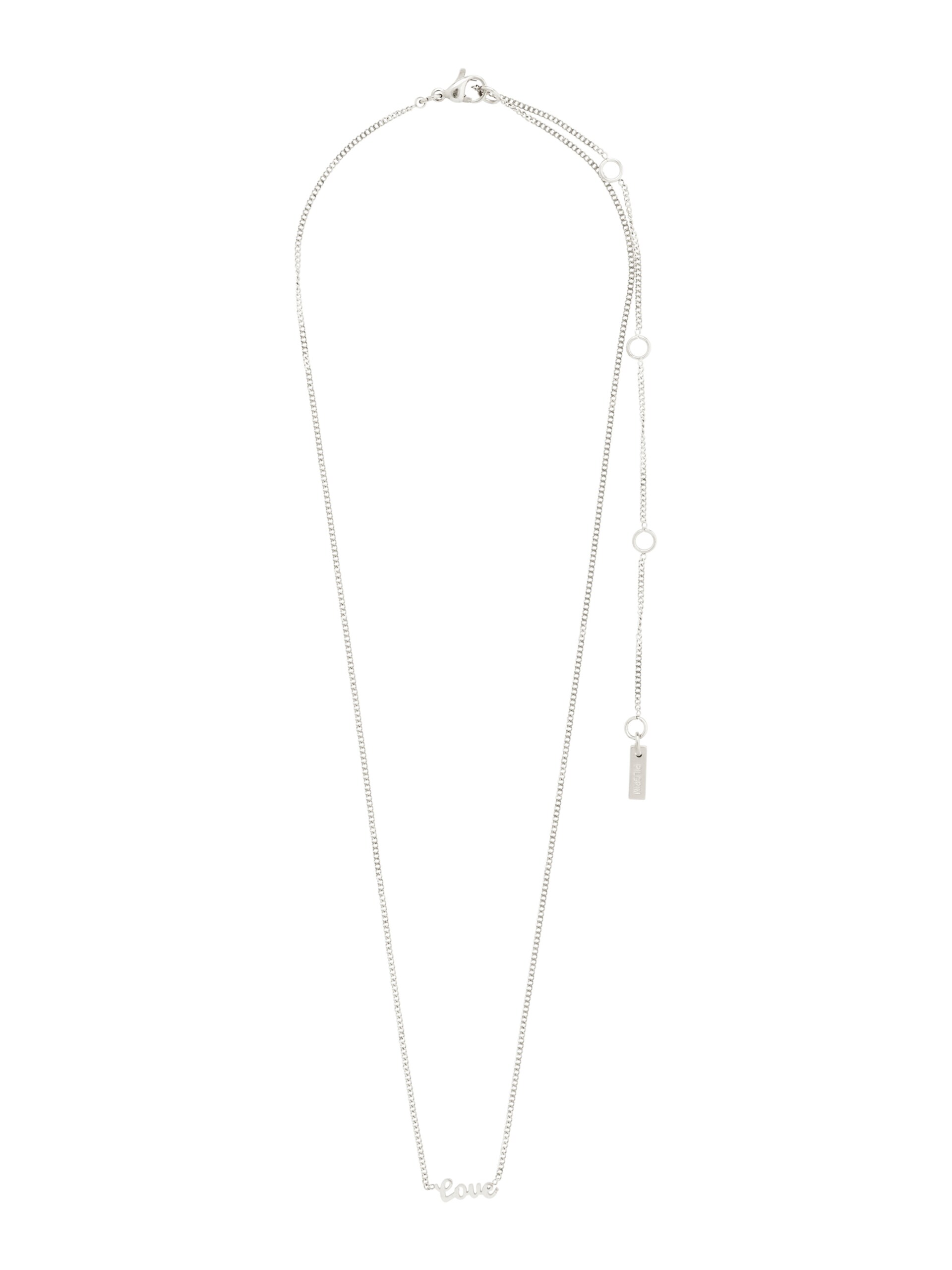 PILGRIM LOVE halsband silverpläterat dam – bild 7