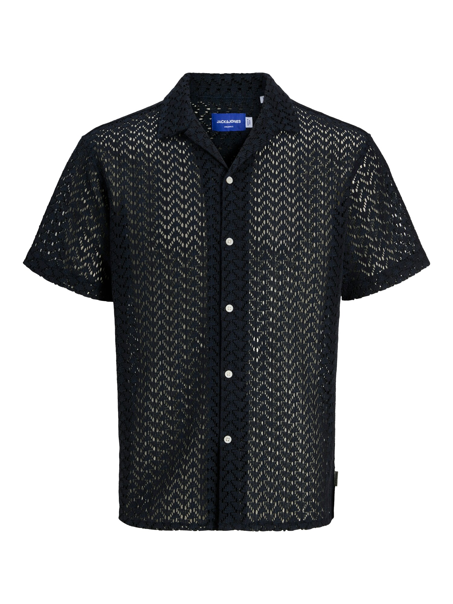 JACK & JONES Cămașă JORSUMMER LUKE  bleumarin