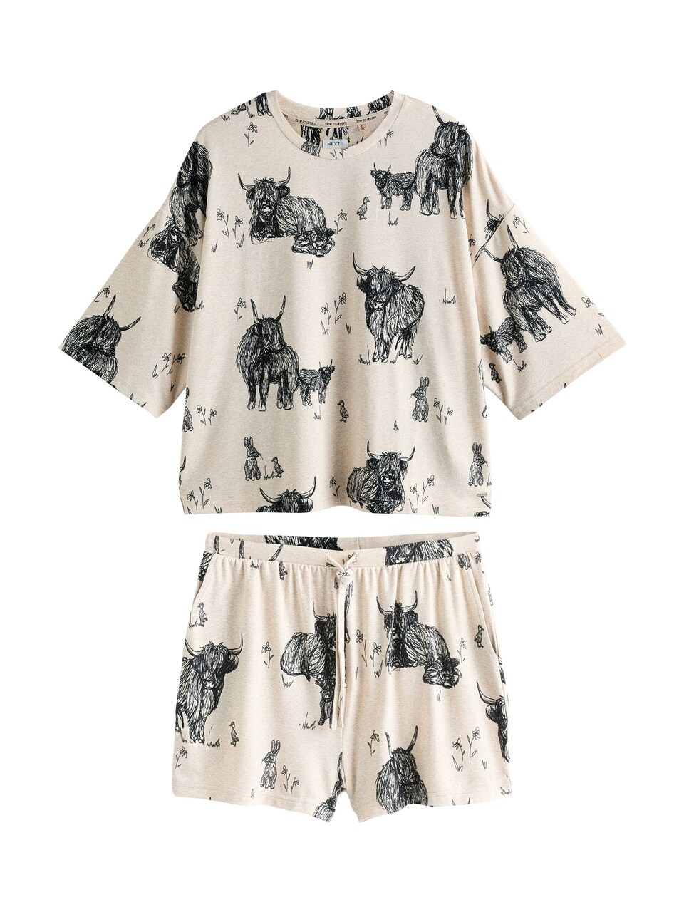 Kort pyjamas