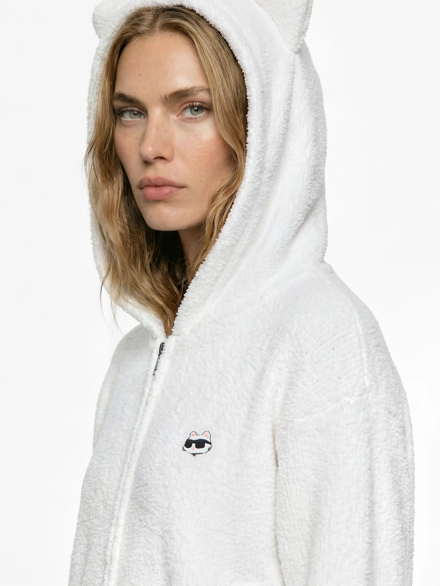 Karl Lagerfeld Cárdigan 'Ikon'  crema – imagen 4