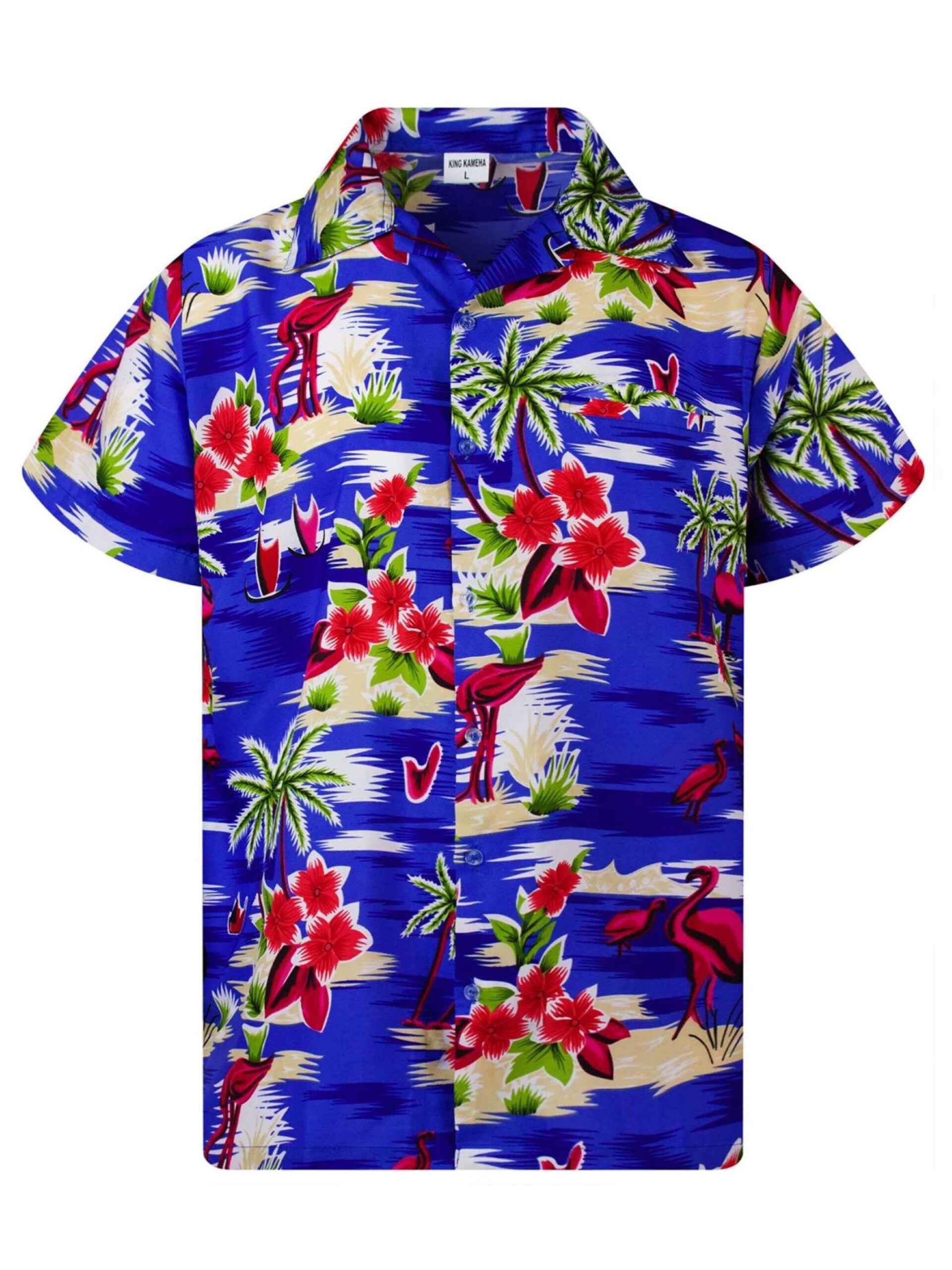 King Kameha T-shirt 'Flamingos' herr