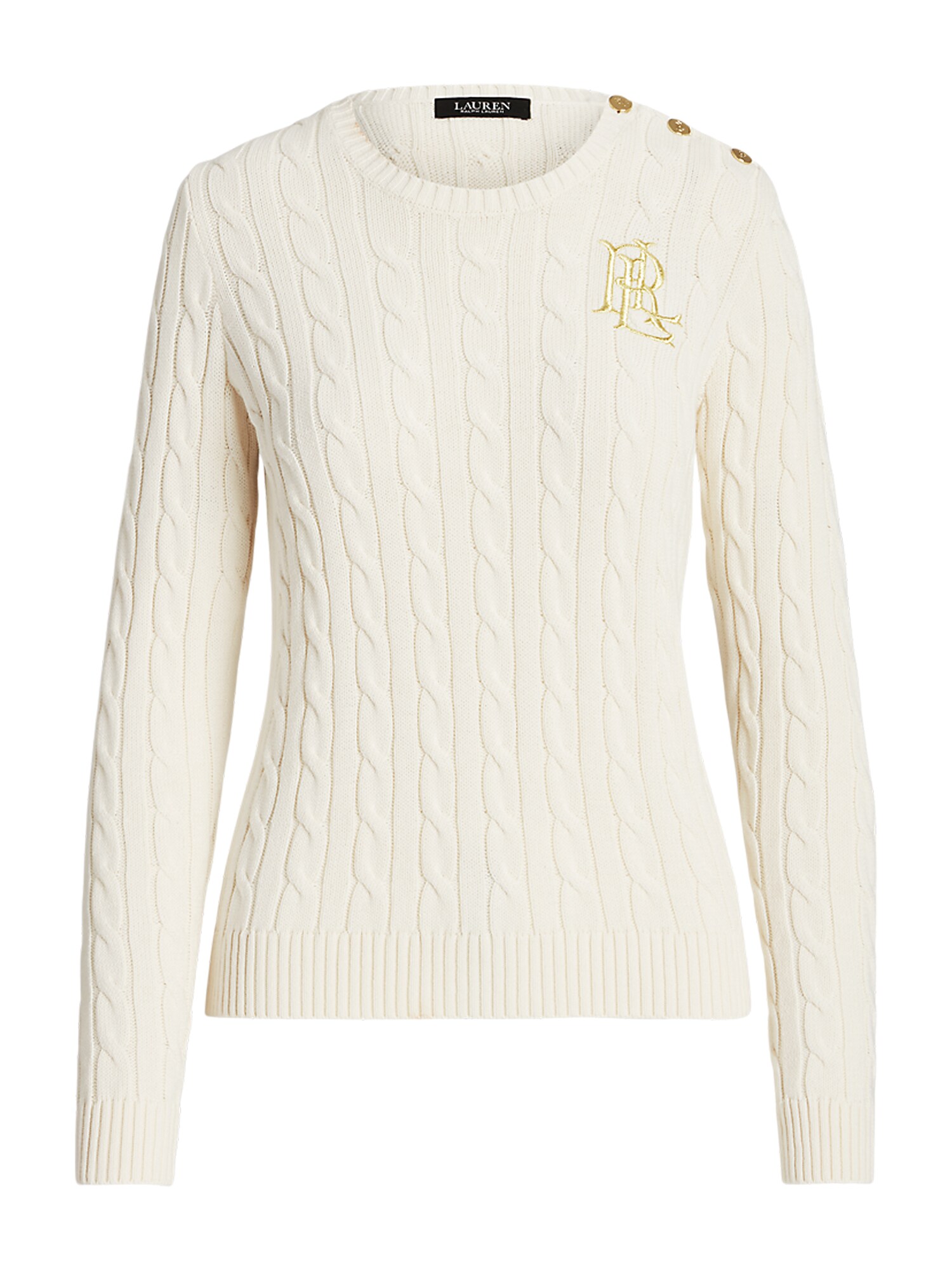 Lauren Ralph Lauren Pulover  crem / auriu