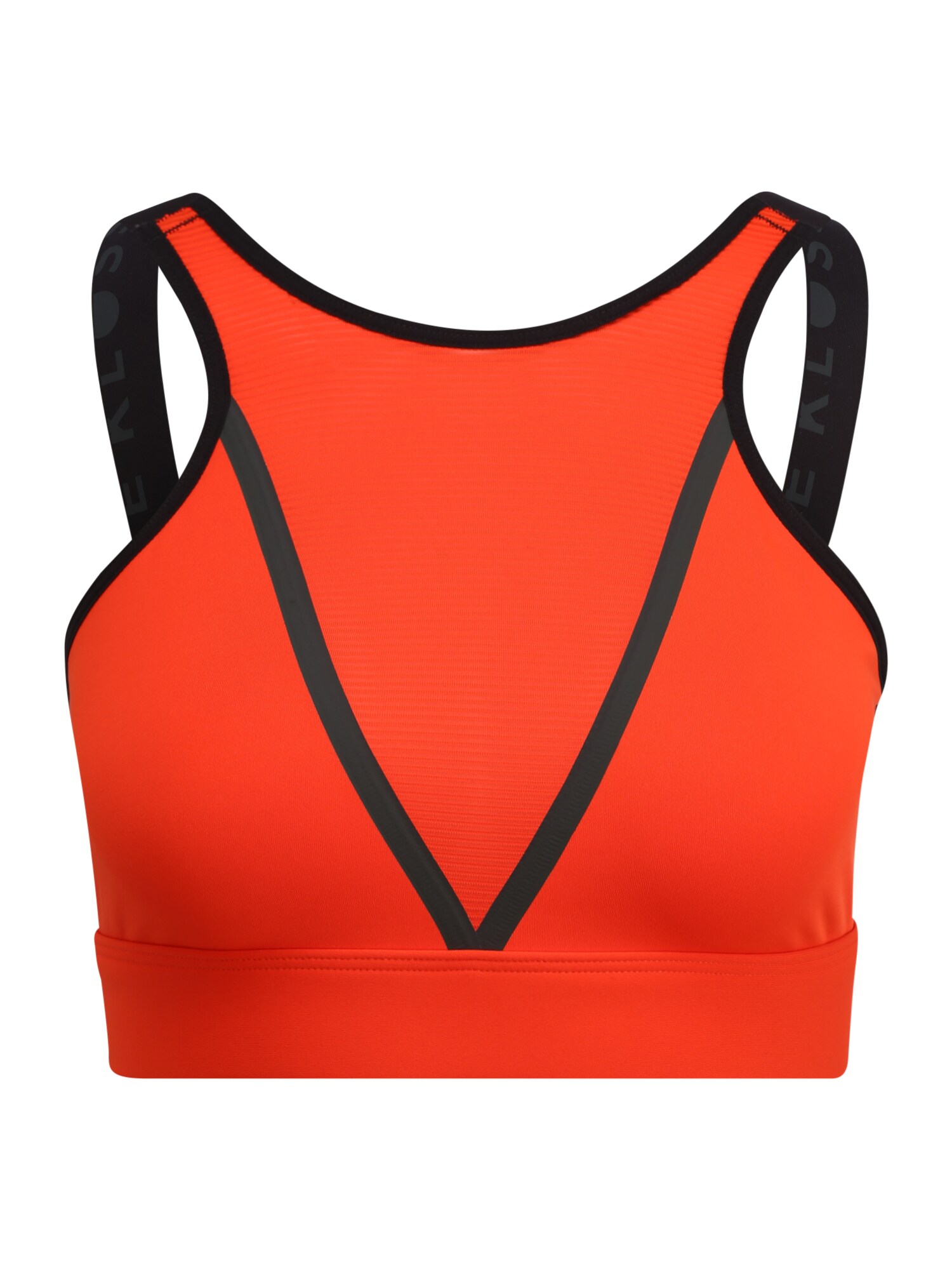 ADIDAS PERFORMANCE Sportinė liemenėlė 'Karlie Kloss'  tamsiai oranžinė / juoda / neoninė oranžinė