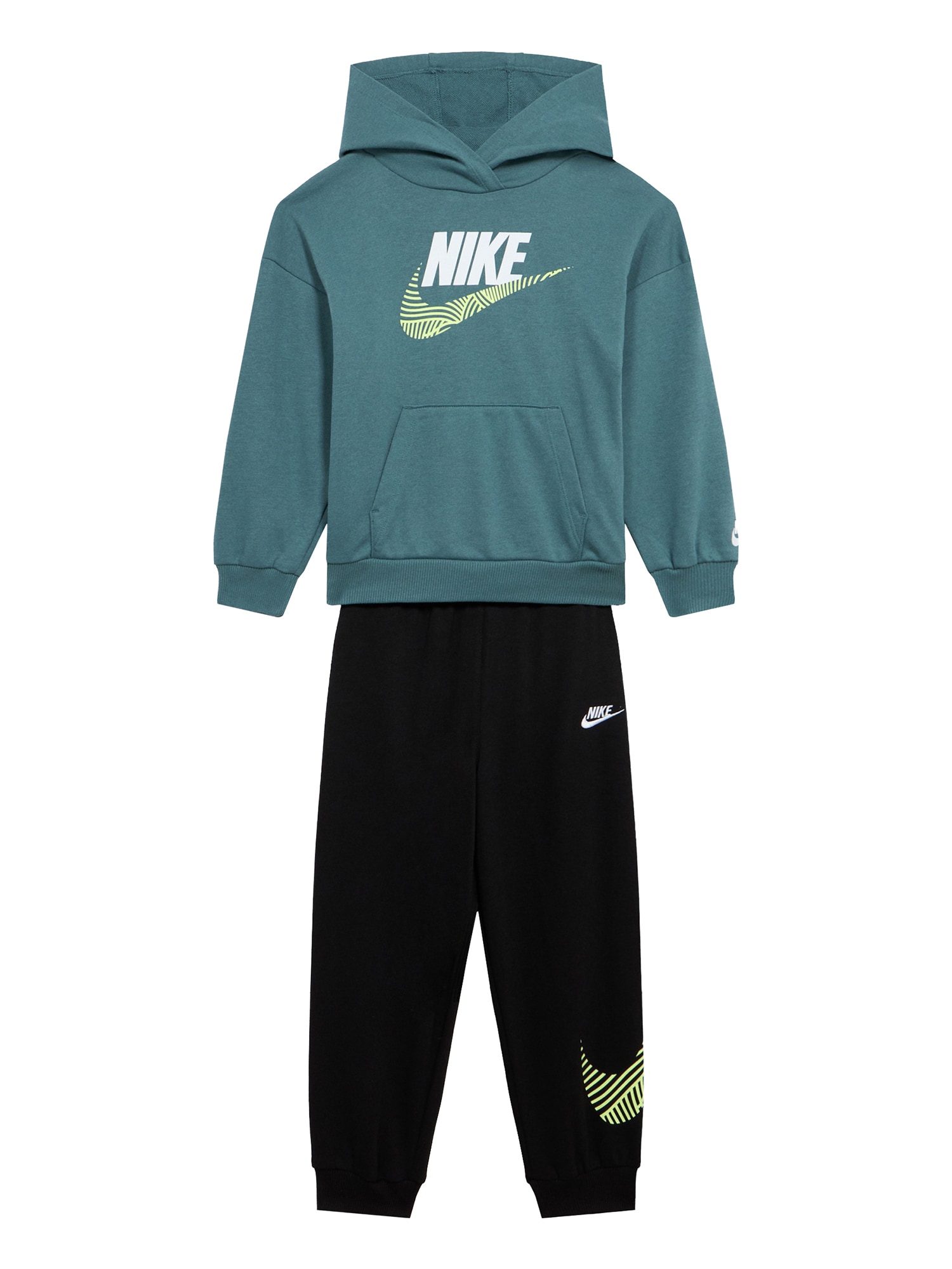 Nike Sportswear Trening  cyan / verde deschis / negru / alb