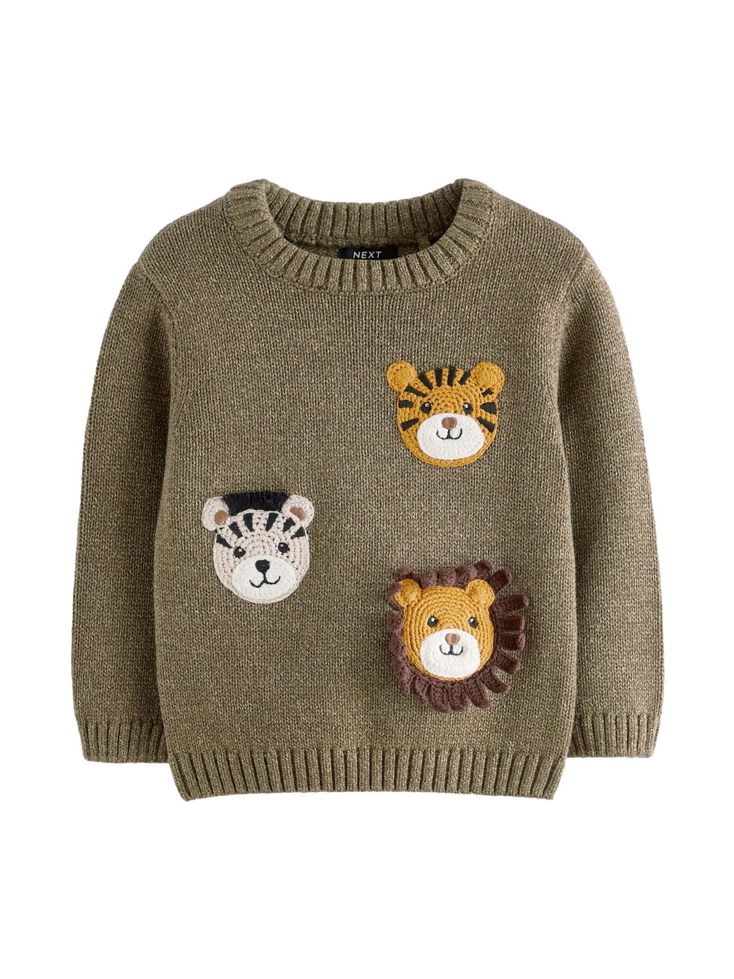 Next Pulover  kaki / mai multe culori