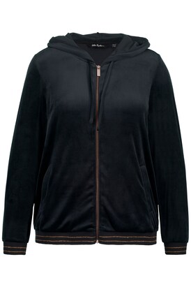 Ulla Popken Sweatvest Zwart