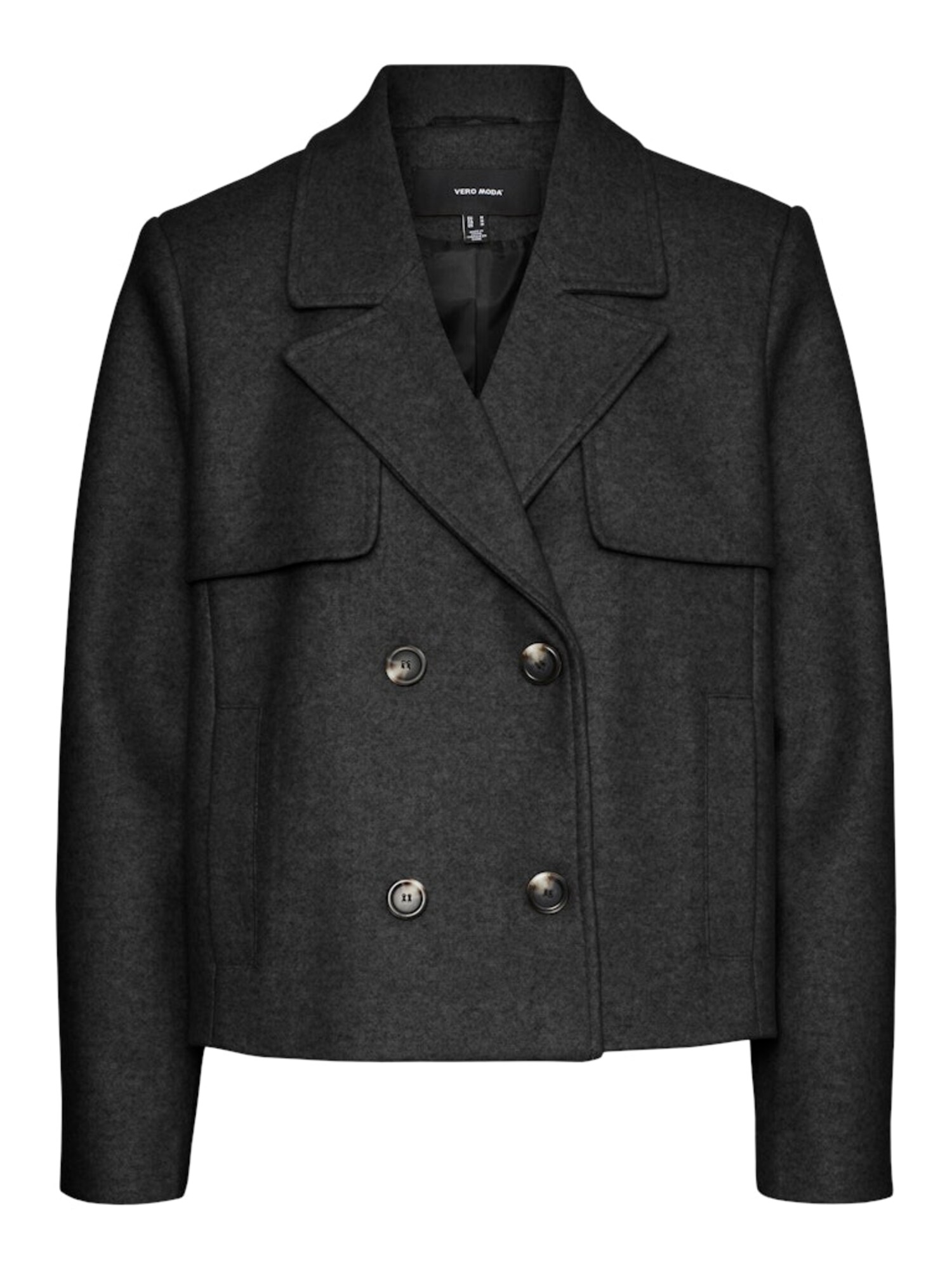 VERO MODA Geacă de primăvară-toamnă Fortunesheila  negru