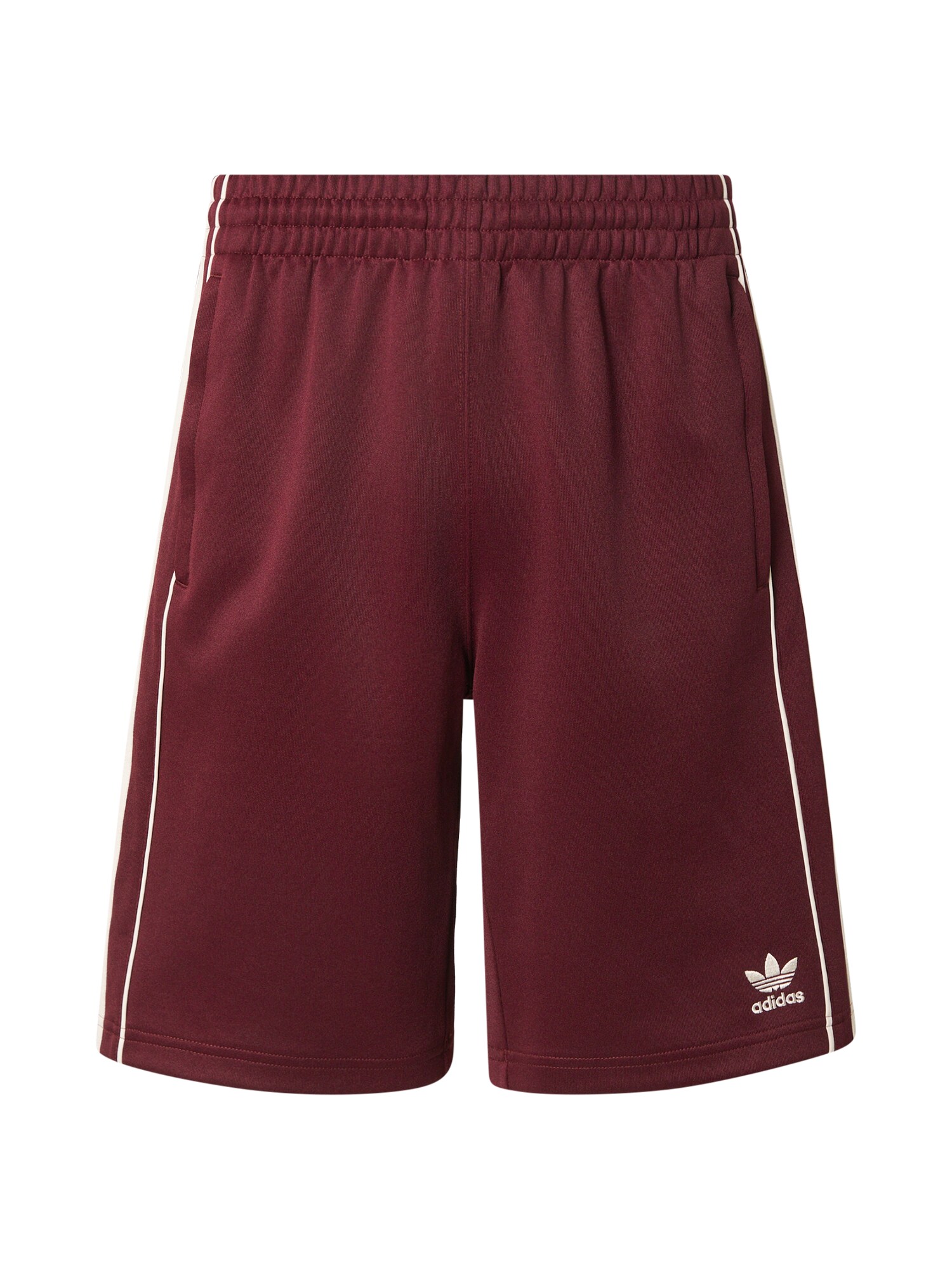 ADIDAS ORIGINALS Pantaloni  castaniu / alb