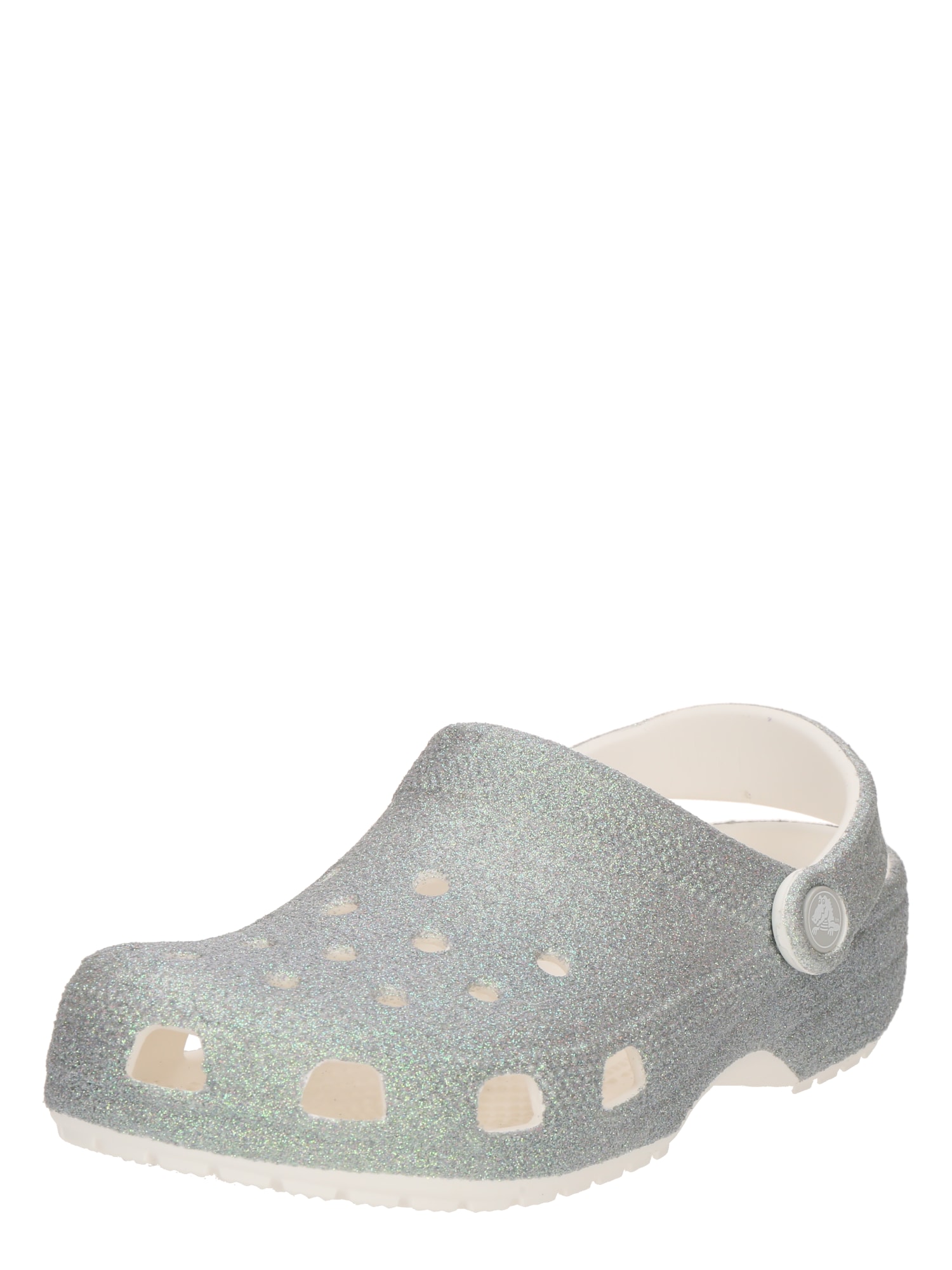 Crocs Nyitott cipők 'Classic Iridescent'  ezüst / fehér akciós termékkép 1