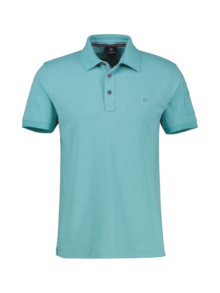 LERROS Piqué-Poloshirt für Herren Größe M blau