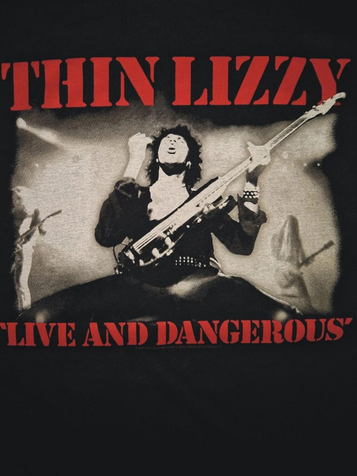 Thin Lizzy Camiseta 'Thin Lizzy Dangerous T-Shirt'  negro – imagen 3