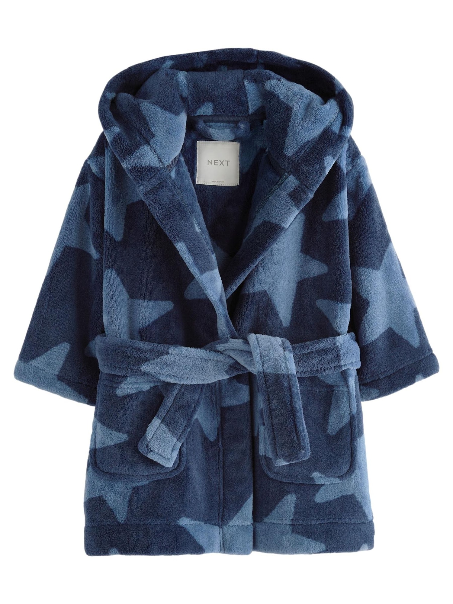 Next Halat de baie  albastru / bleumarin