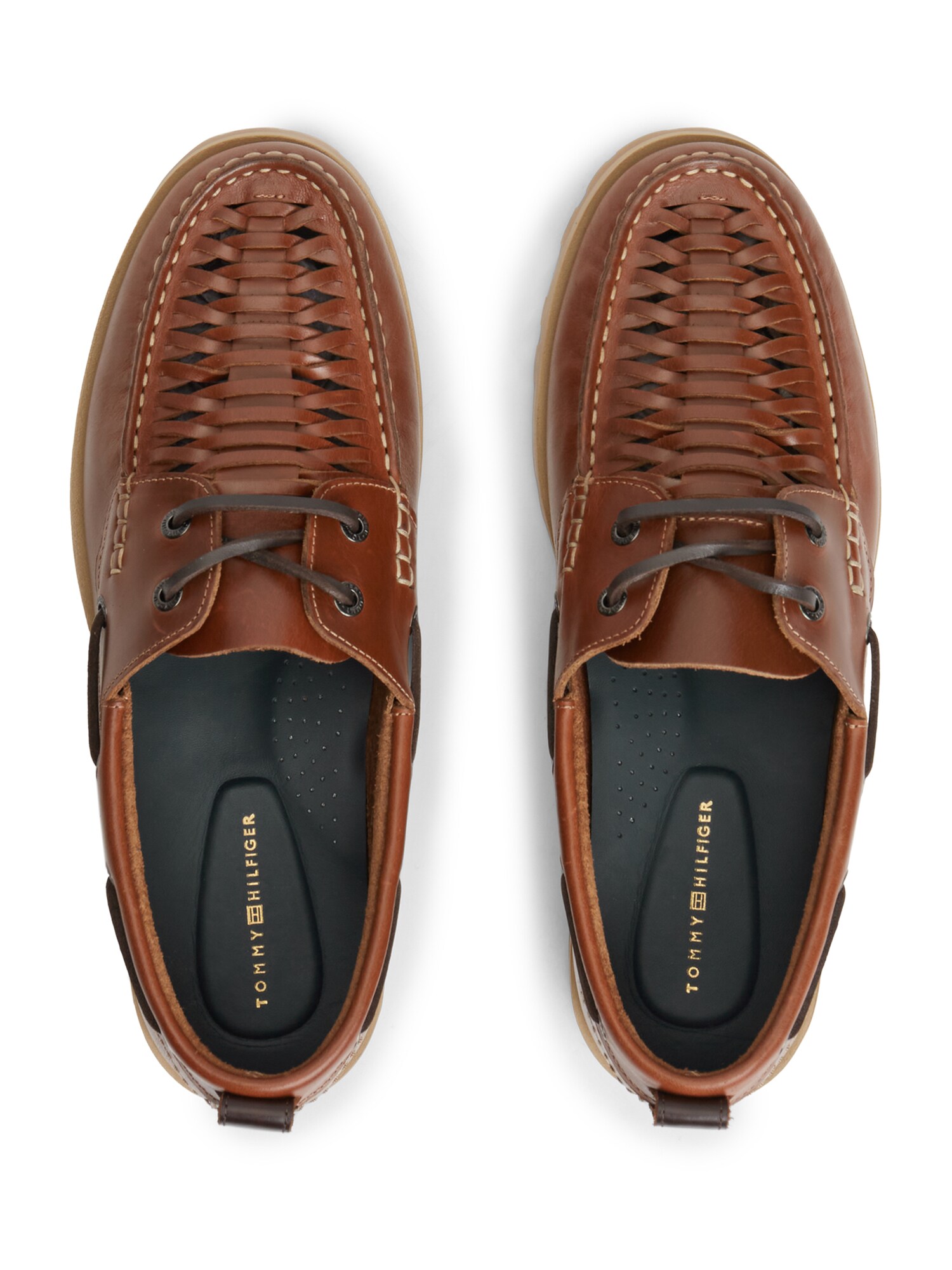 TOMMY HILFIGER Mocasines 'Braided' marrón – imagen 3