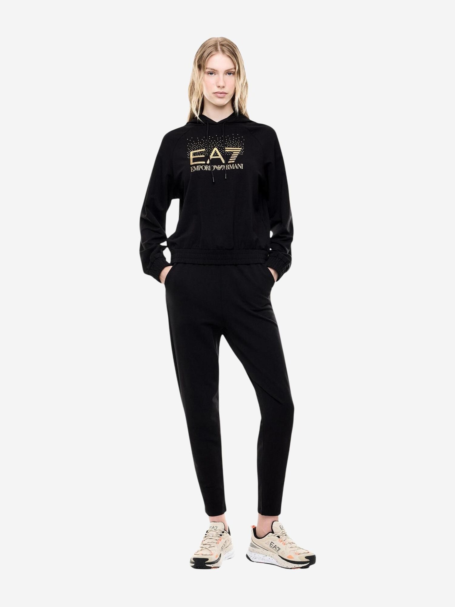 EA7 Emporio Armani Pantalón deportivo negro – imagen 10