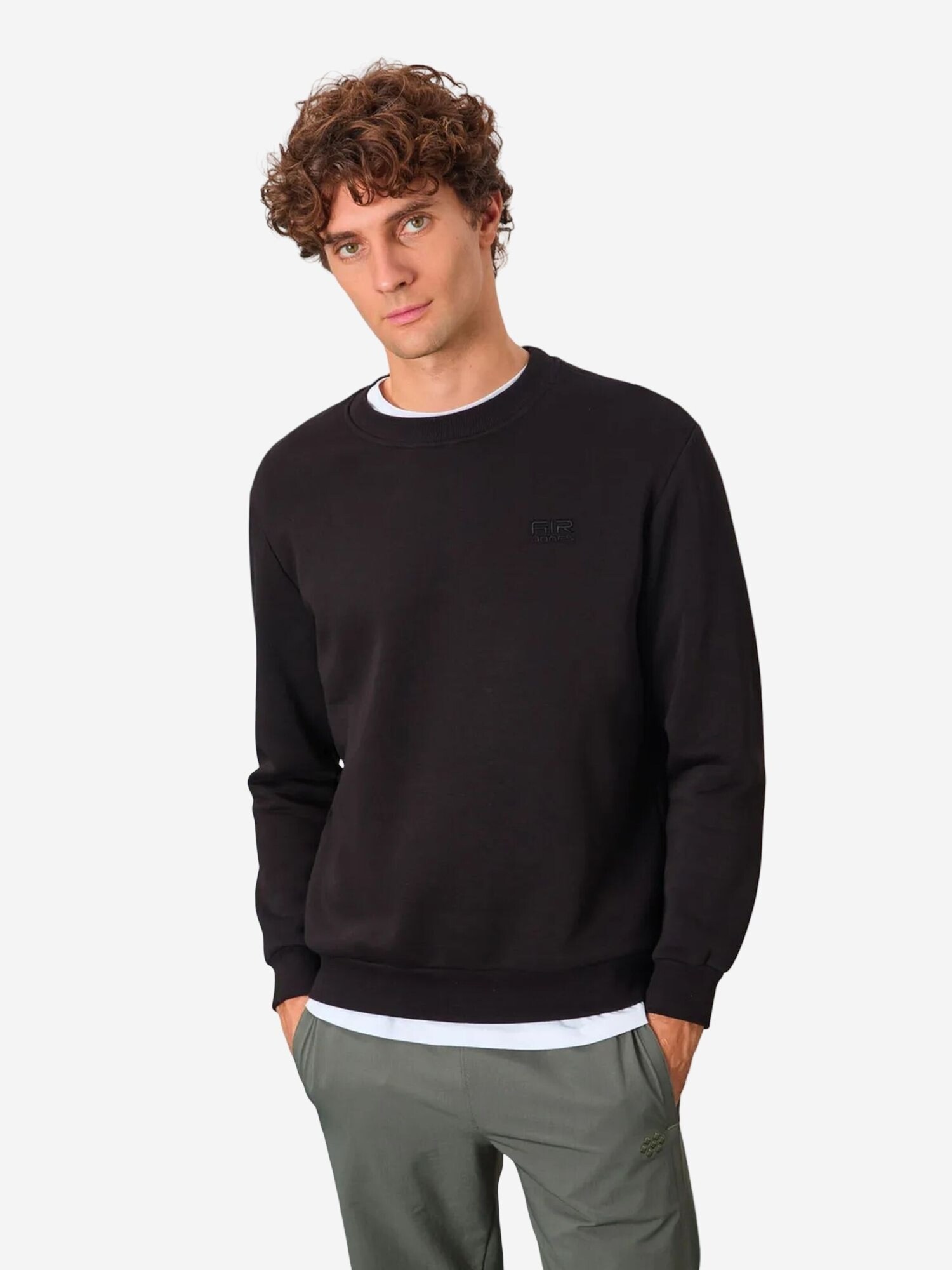 Tommy Life Sweater majica crna