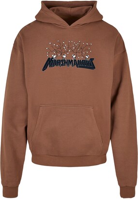 Merchcode Sweatshirt ‘Peanuts – Marshmallows’ Bruin / Zwart / Wit