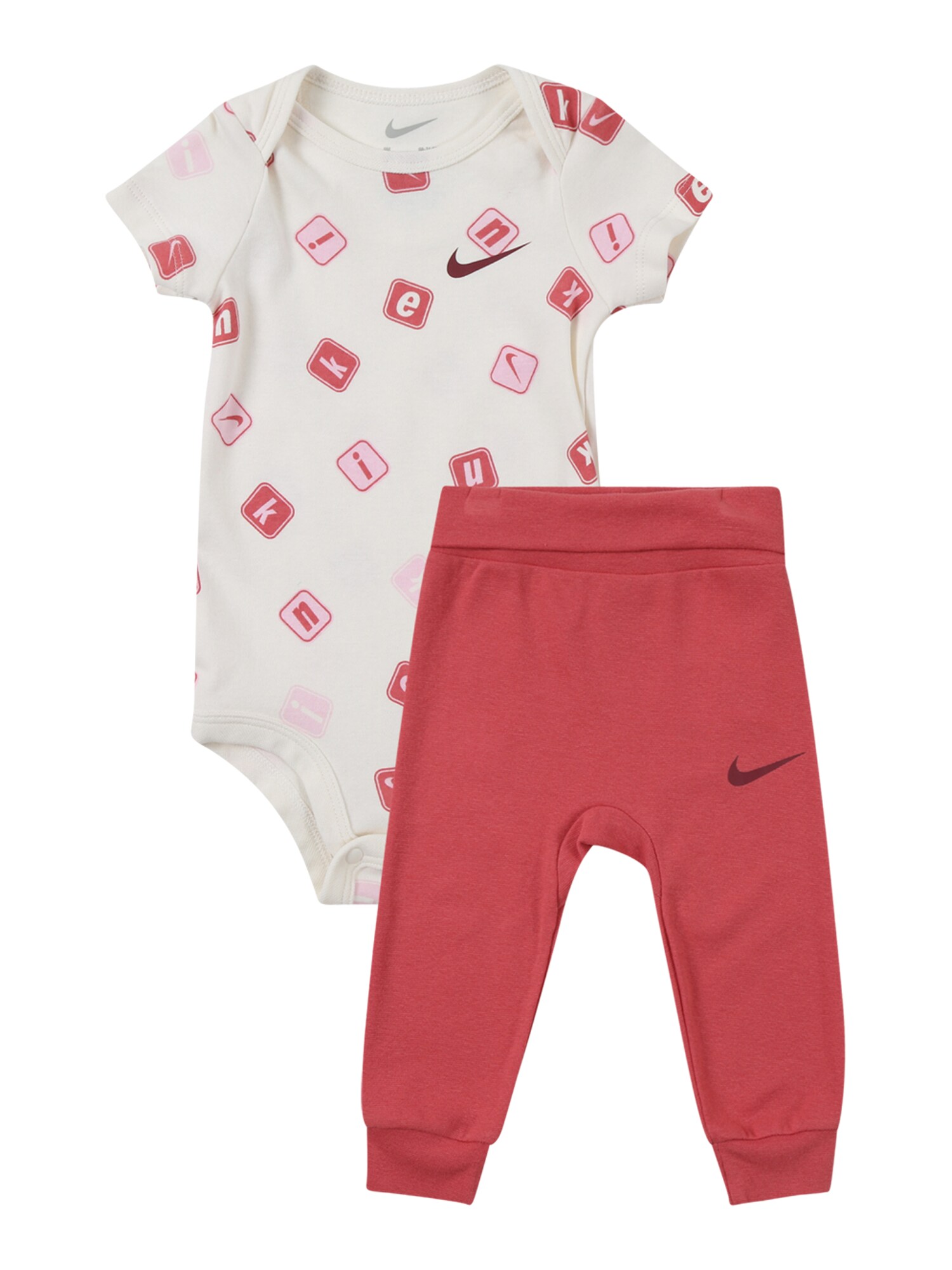 Nike Sportswear Set 'AOP'  ružová / brusnicová / biela
