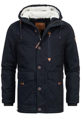 INDICODE JEANS Winterjas ‘ Crossing ‘ Bruin / Zwart