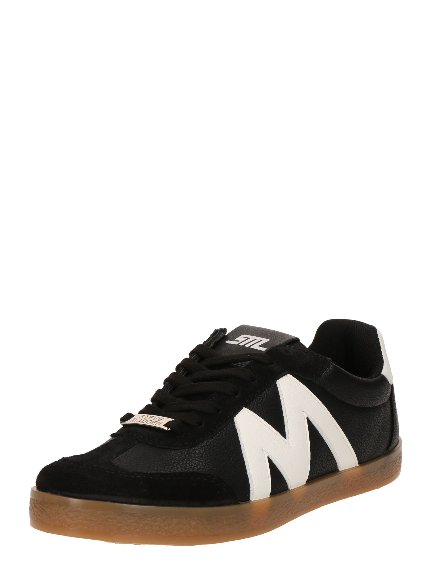STEVE MADDEN Sneaker low Escapade  negru / alb