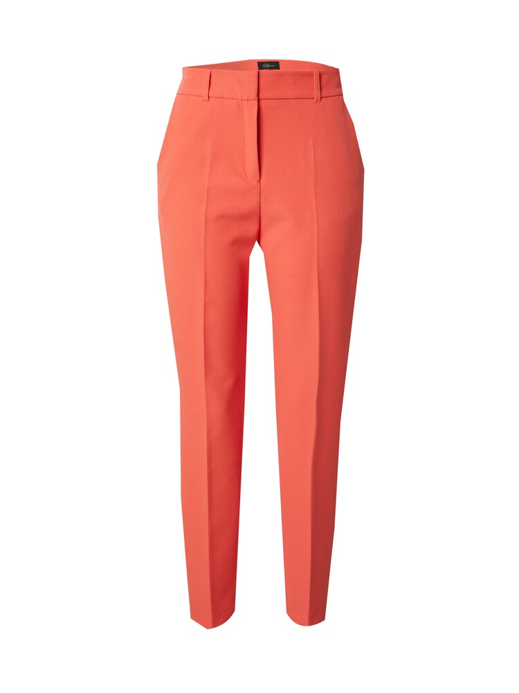 s.Oliver BLACK LABEL Bügelfaltenhose Damen Größe 38 orangerot
