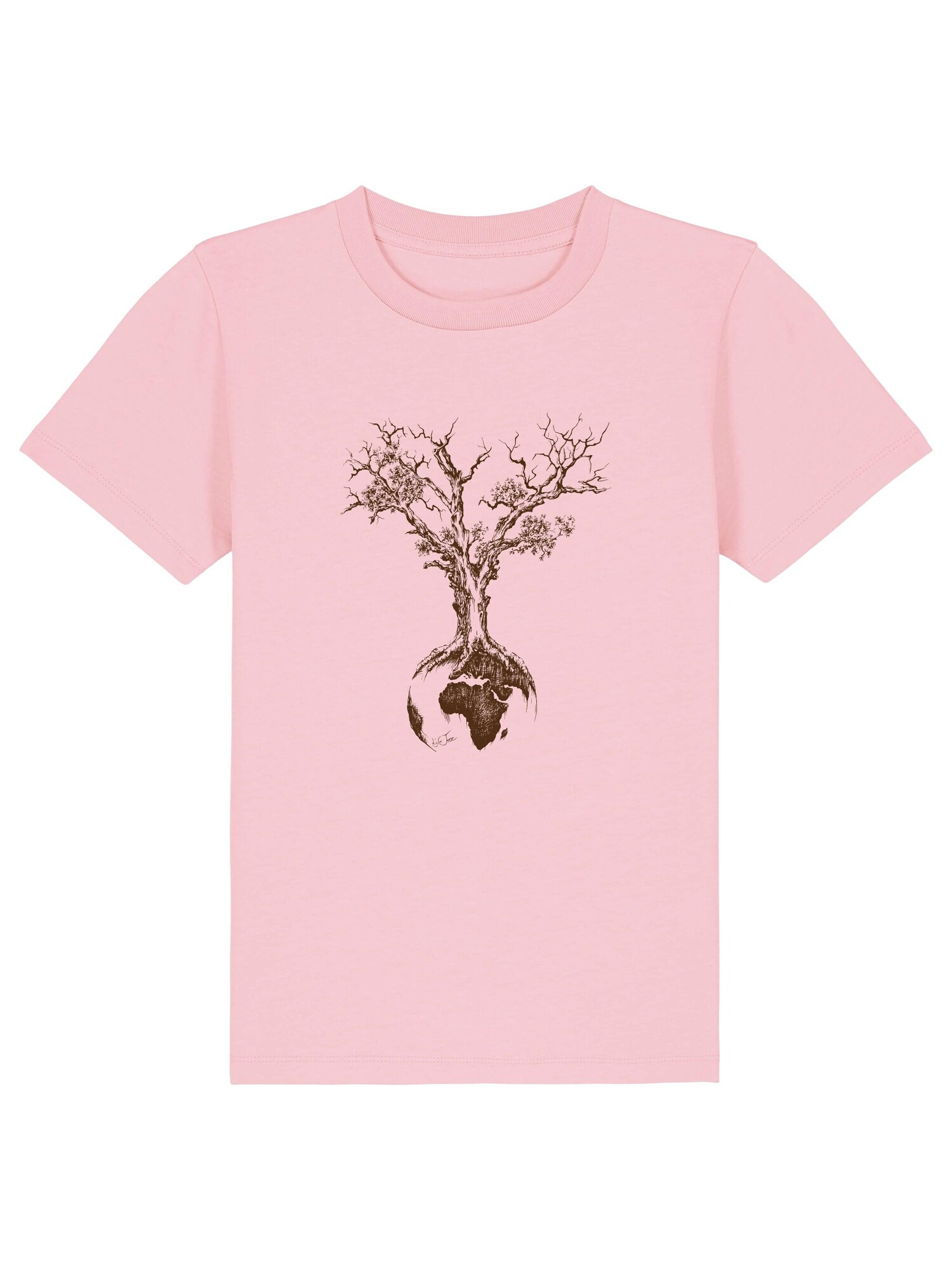 Life-Tree Majica 'Weltenbaum' svijetloroza