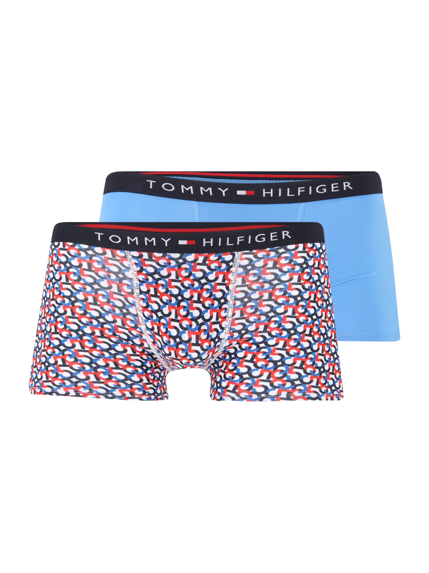 Tommy Hilfiger Underwear Spodnjice  mornarska / svetlo modra / rdeča / bela