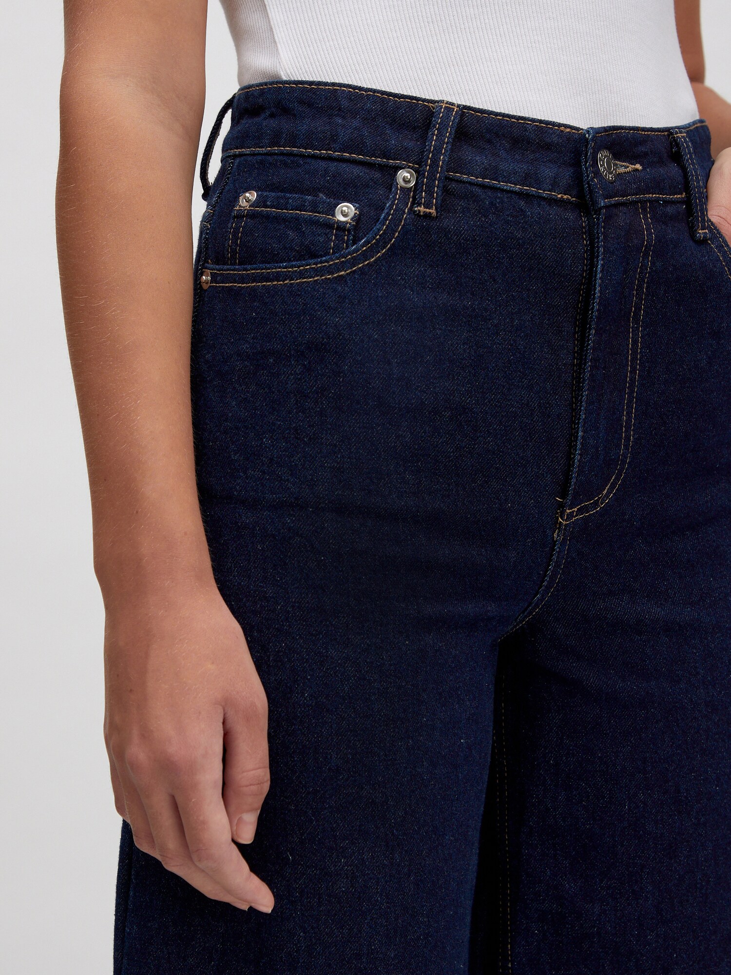 EDITED Džínsy 'Theodora'  modrá denim (obrázok 5)