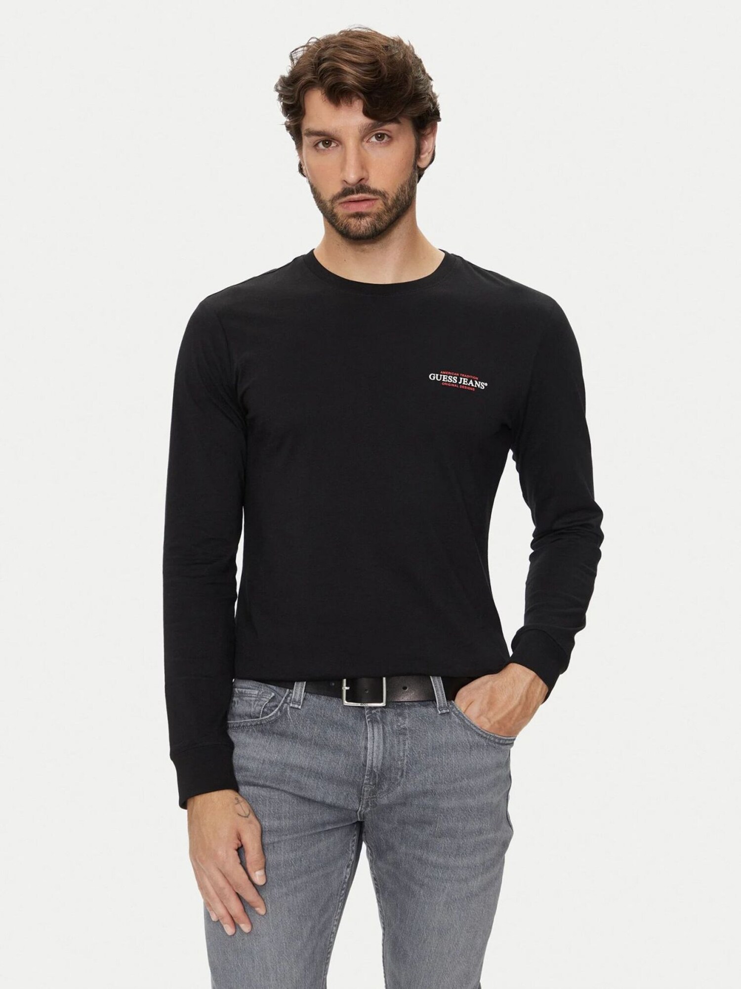GUESS Camiseta  negro