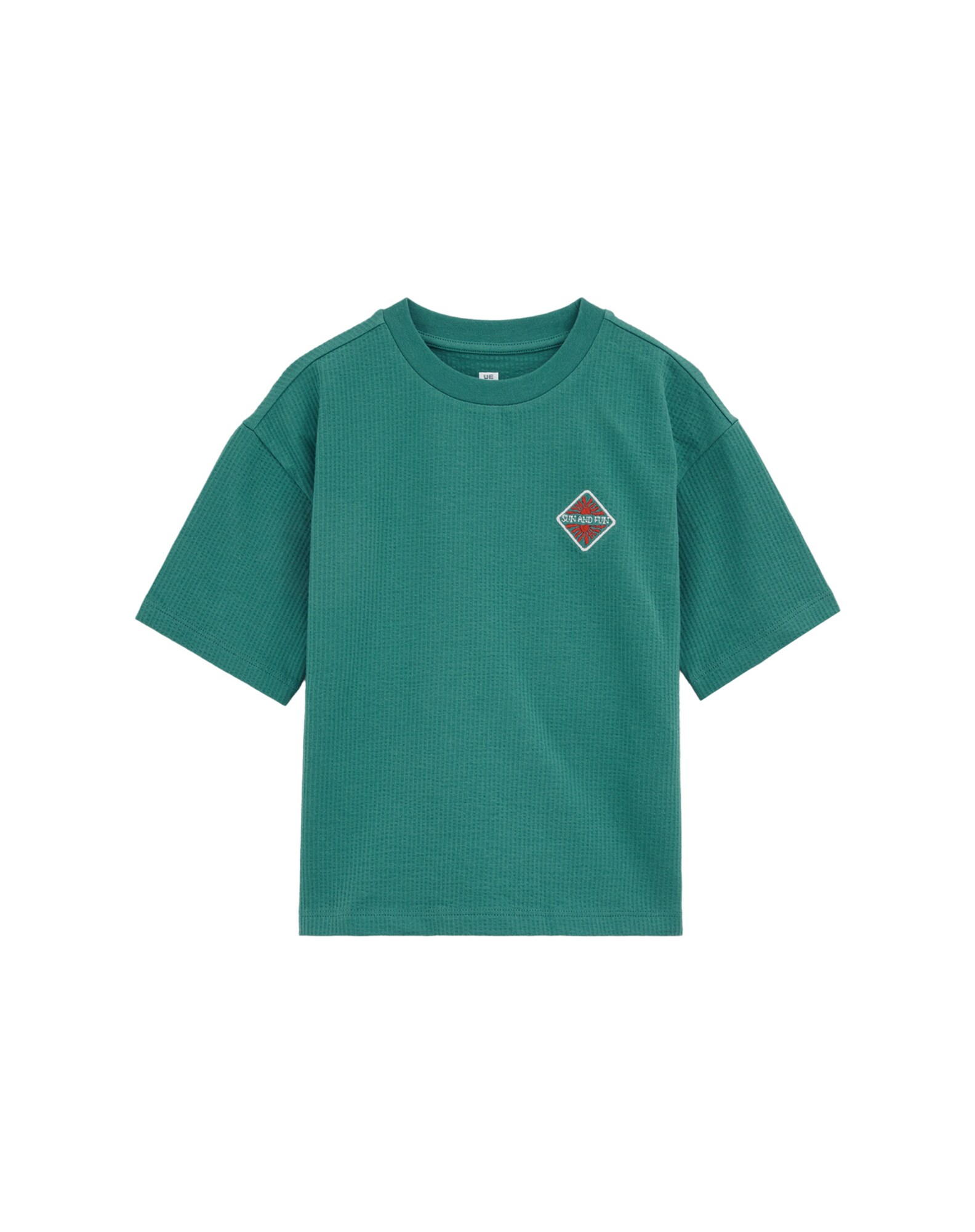 WE Fashion Tricou  verde petrol