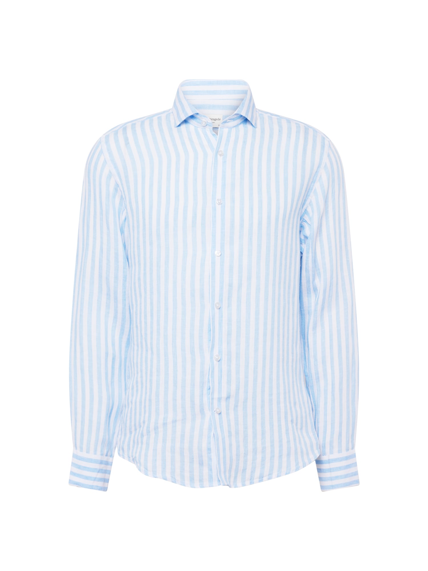 Bruun & Stengade Marškiniai 'Valencia' pastelinė mėlyna / balta