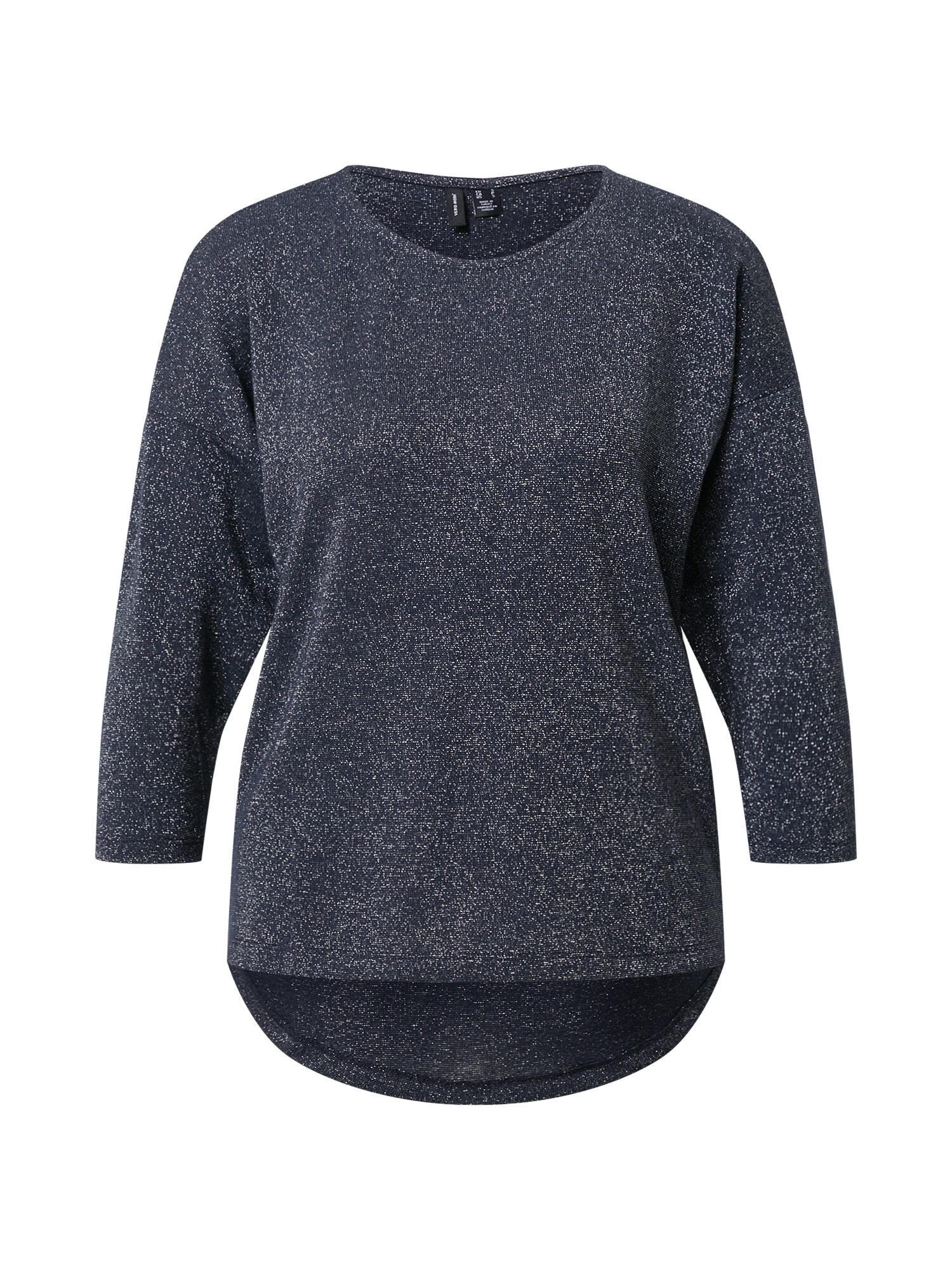 VERO MODA Marškinėliai 'Fern'  tamsiai mėlyna / sidabrinė