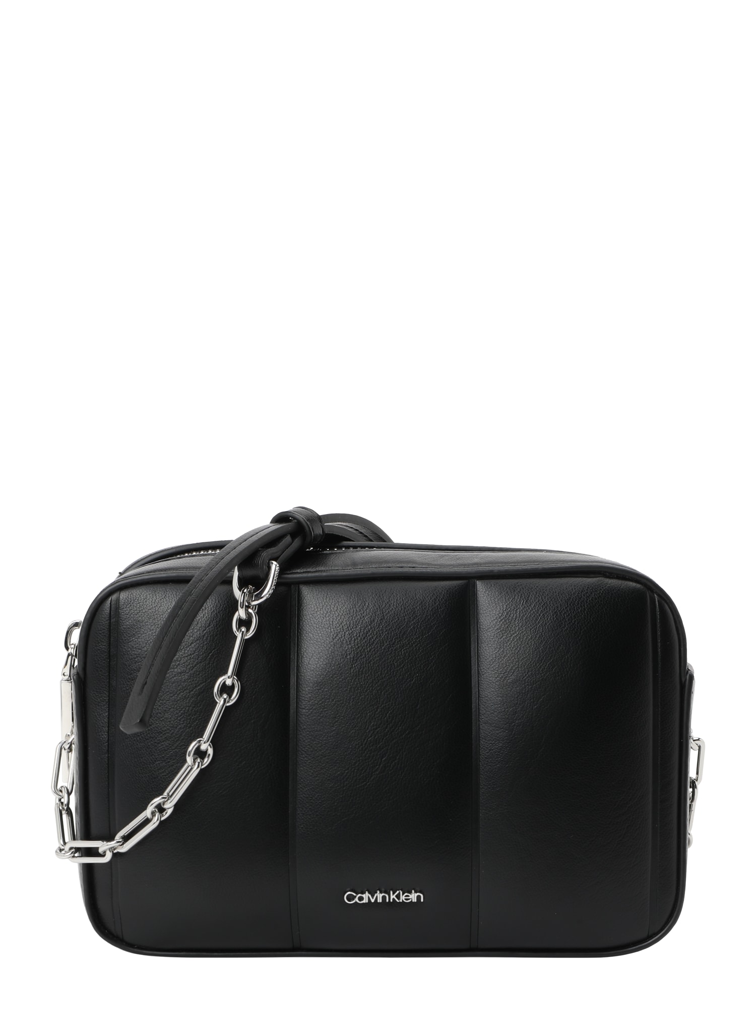 Calvin Klein Geantă de umăr  negru / argintiu