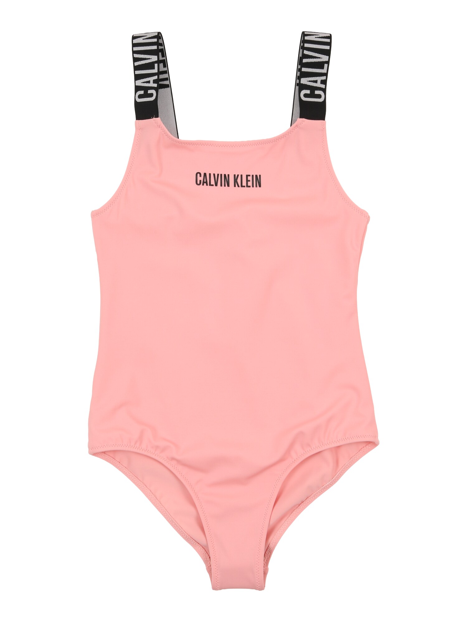 Calvin Klein Swimwear Costum de baie întreg 'Intense Power'  gri deschis / roz / negru