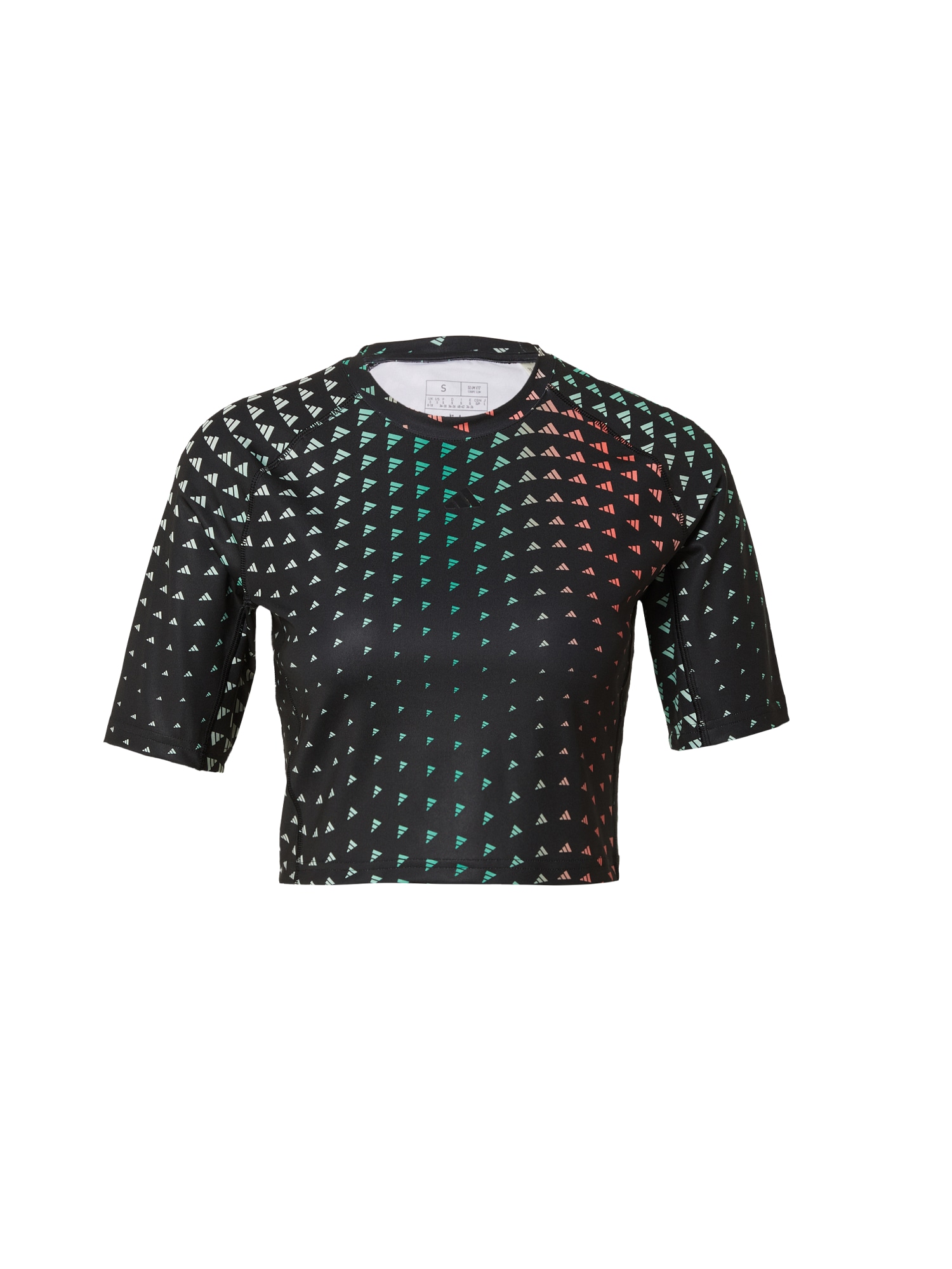 ADIDAS PERFORMANCE Funkčné tričko 'Brand Love Performance'  modrozelená / pastelovo zelená / koralová / čierna
