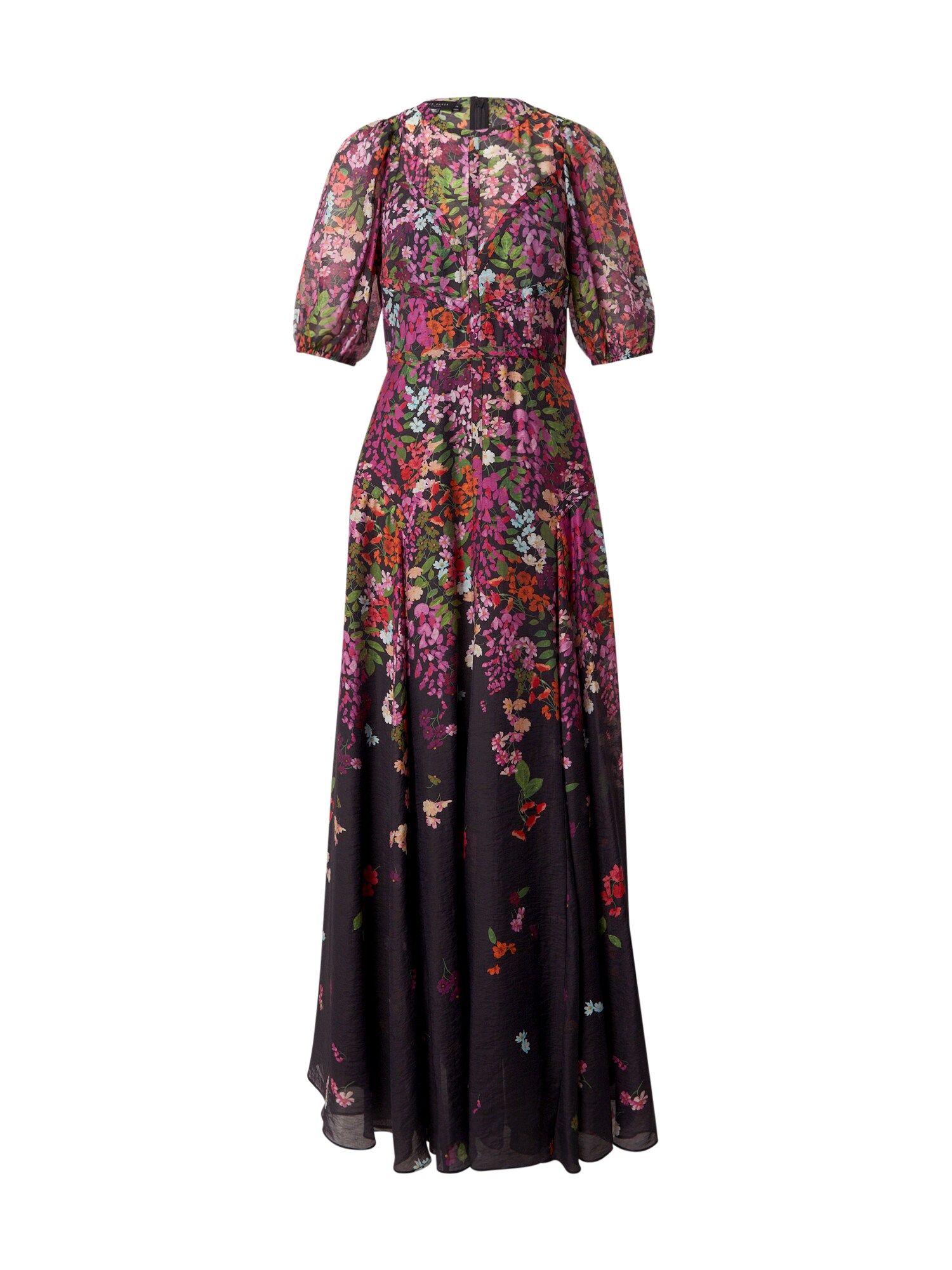 Ted Baker Večerné šaty  zelená / cyklaménová / homárová / čierna