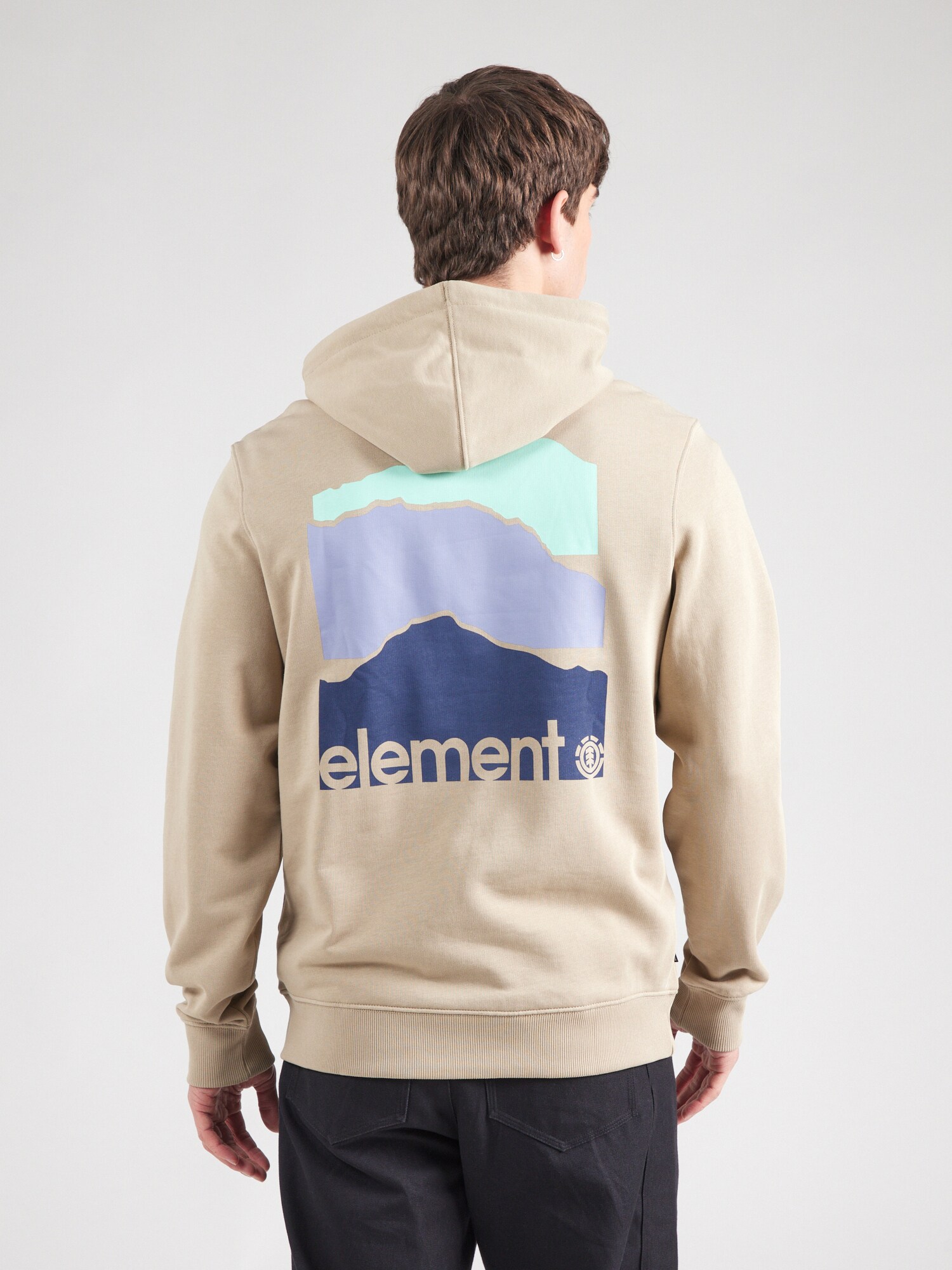 ELEMENT Tréning póló '3 HORIZONS'  tengerészkék / türkiz / füstkék / taupe termék 2. képe