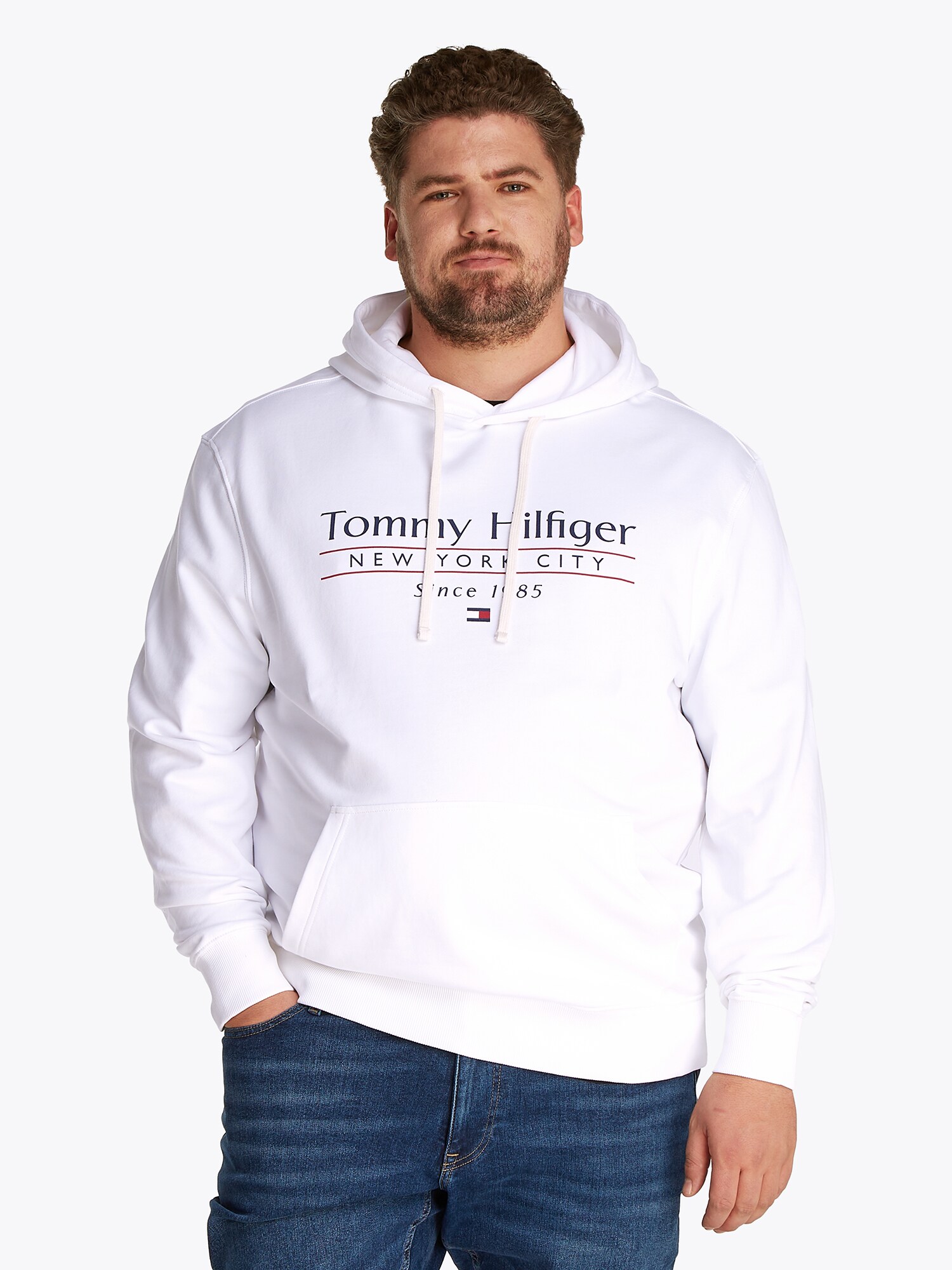 Tommy Hilfiger Big & Tall Tréning póló  tengerészkék / piros / fehér termék 2. képe