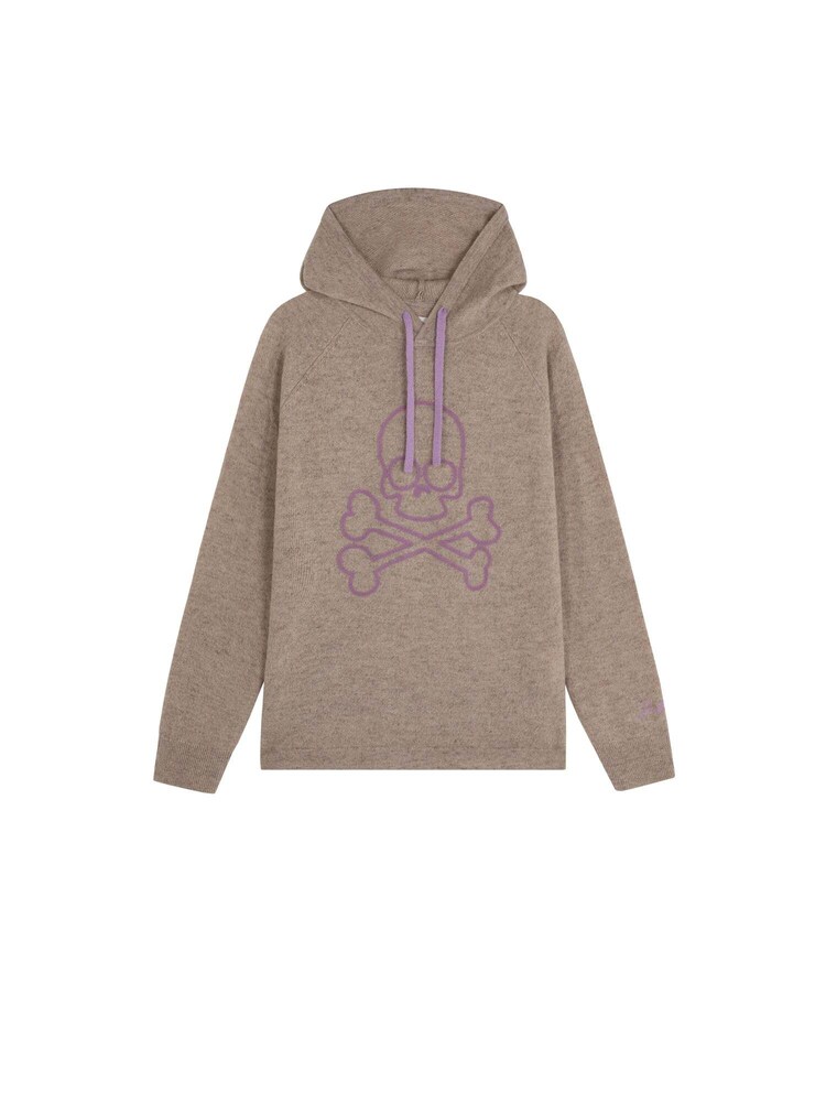 Scalpers Sweatshirt Jungen Größe 164 beige / lila