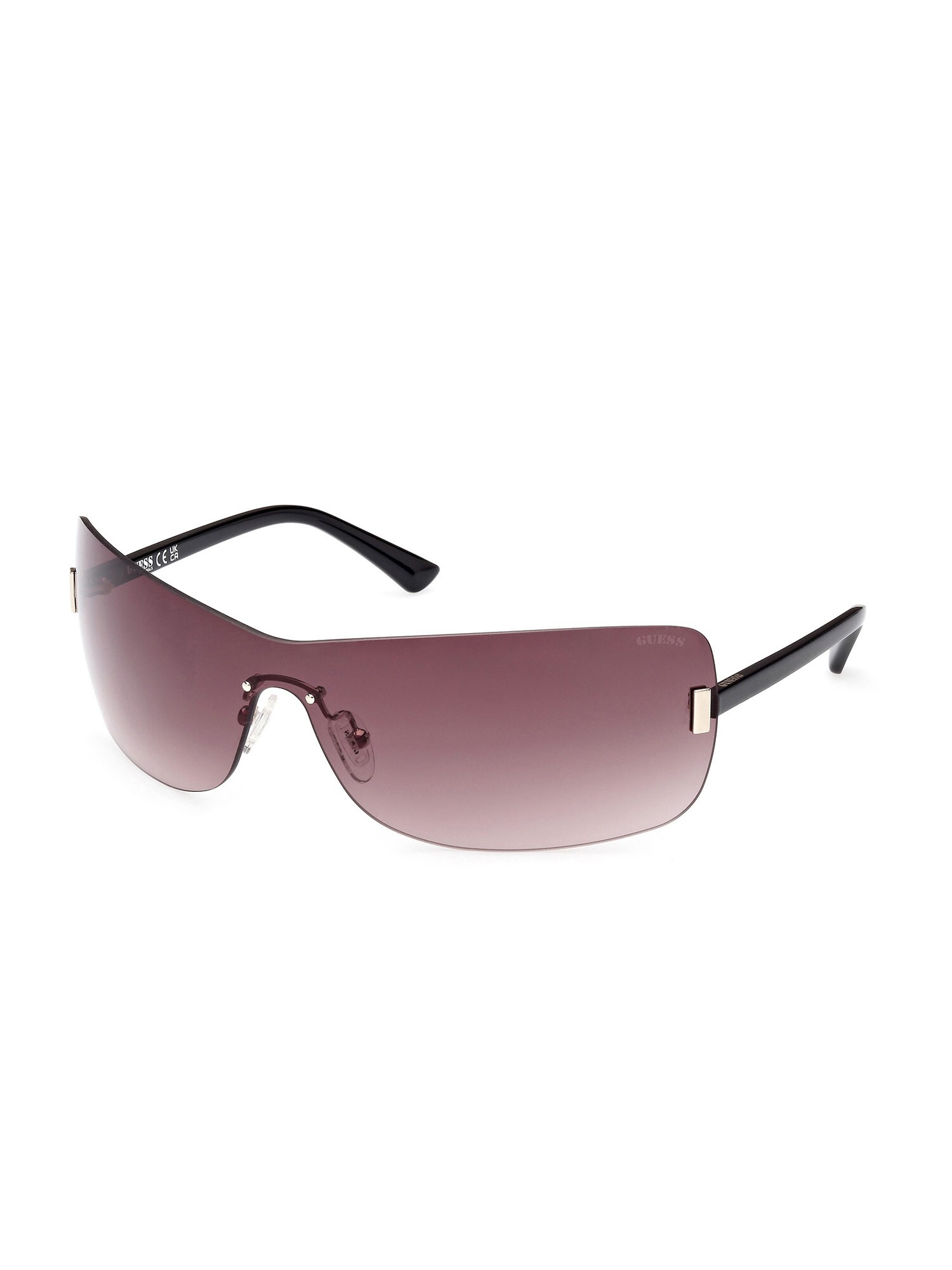 GUESS Sunčane naočale  ružičasta / crna