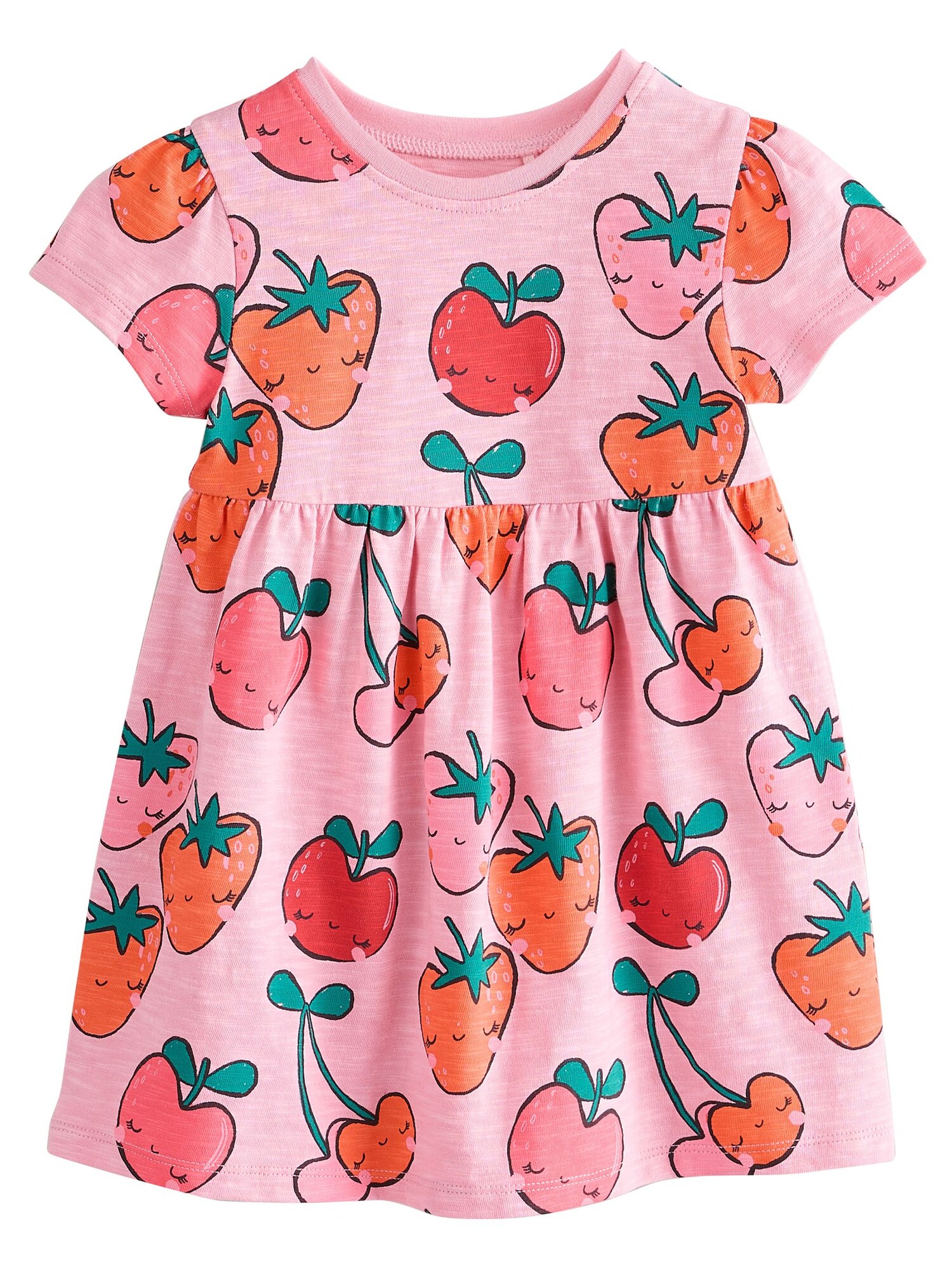 Next Rochie  verde petrol / portocaliu deschis / roz / roșu