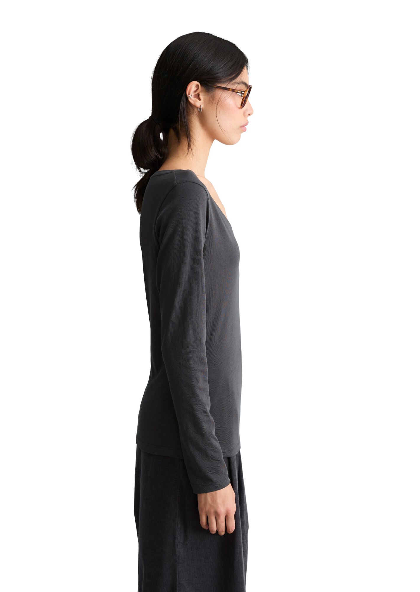 Marc O'Polo DENIM Camiseta gris oscuro – imagen 3