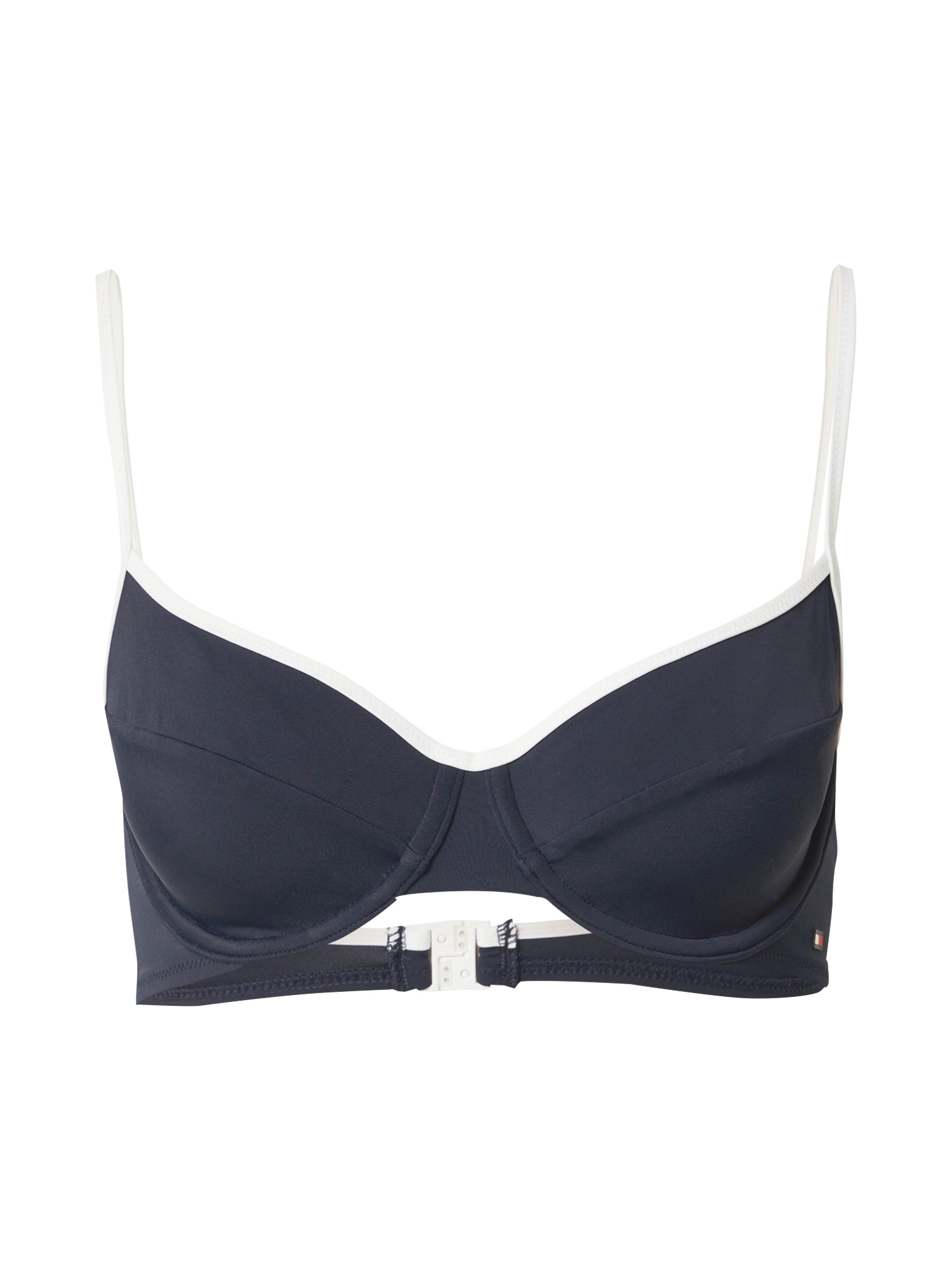 Tommy Hilfiger Underwear Sutien costum de baie  albastru marin / alb