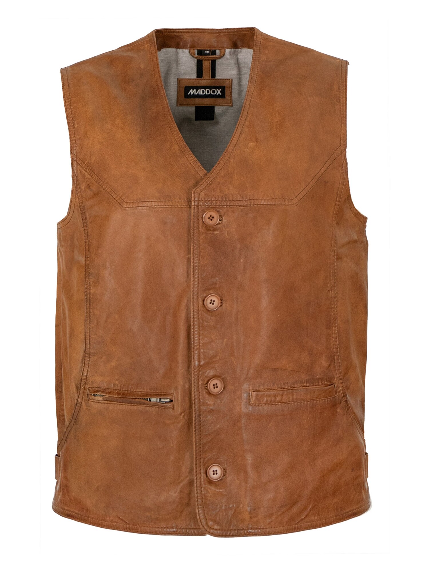 MADDOX Chaleco 'Georgio'  cognac